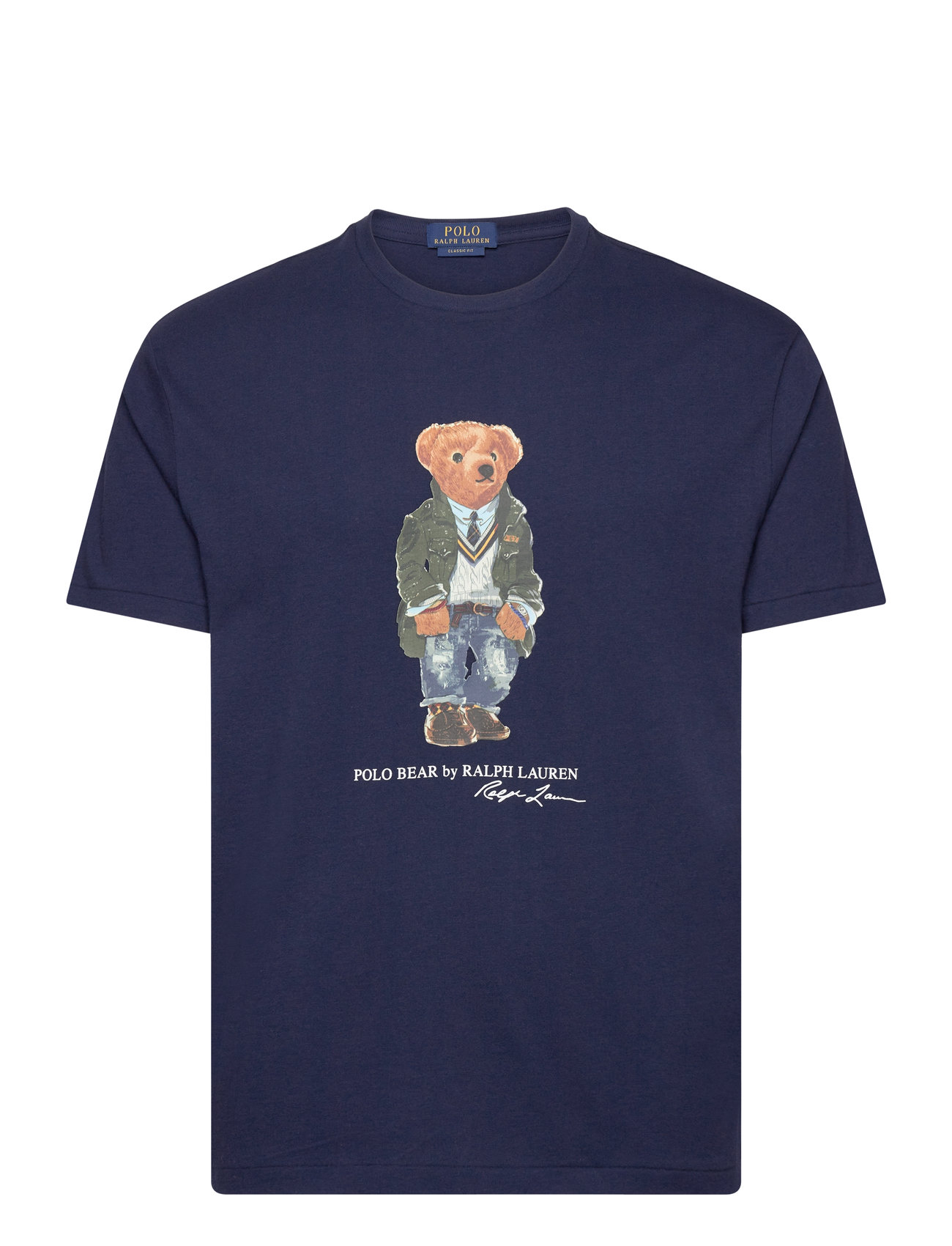 Classic Fit Polo Bear Jersey T-Shirt Tops T-Kortærmet Skjorte Navy Polo Ralph Lauren