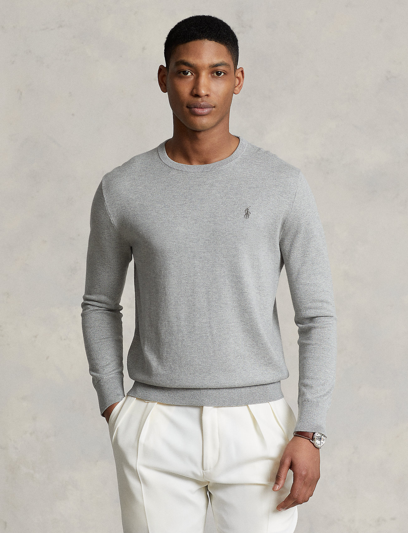 Polo Ralph Lauren Cotton-cashmere Crewneck Jumper - Knitted Round Necks -  Boozt.com