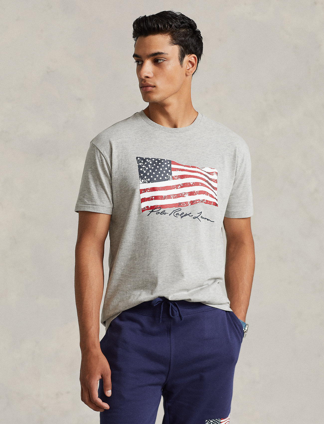 Polo Ralph Lauren Classic Fit American Flag T-shirt - T-Shirts 