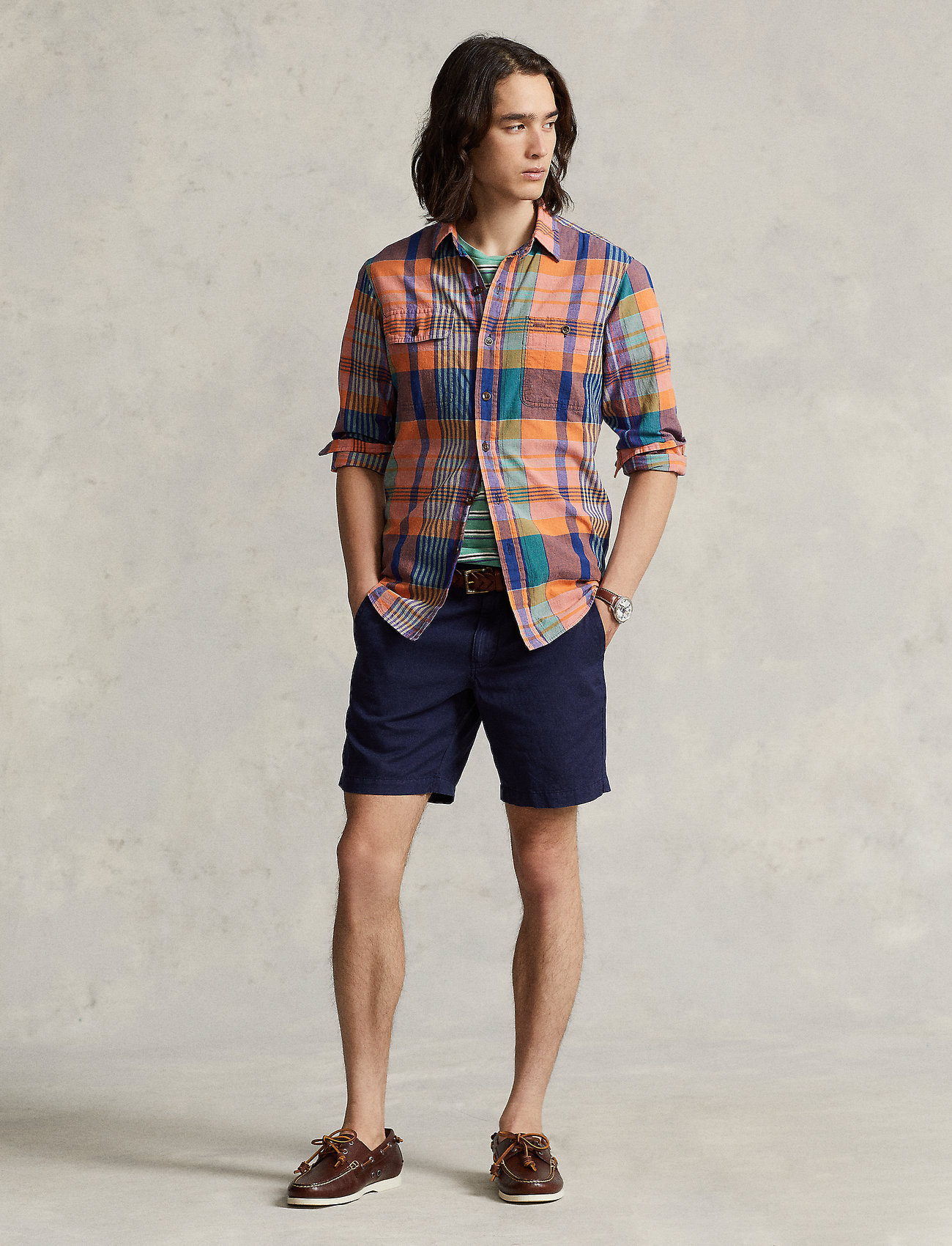 Søgemaskine markedsføring gave Ændringer fra Polo Ralph Lauren 8-inch Straight Fit Linen-cotton Short - Chinos shorts -  Boozt.com