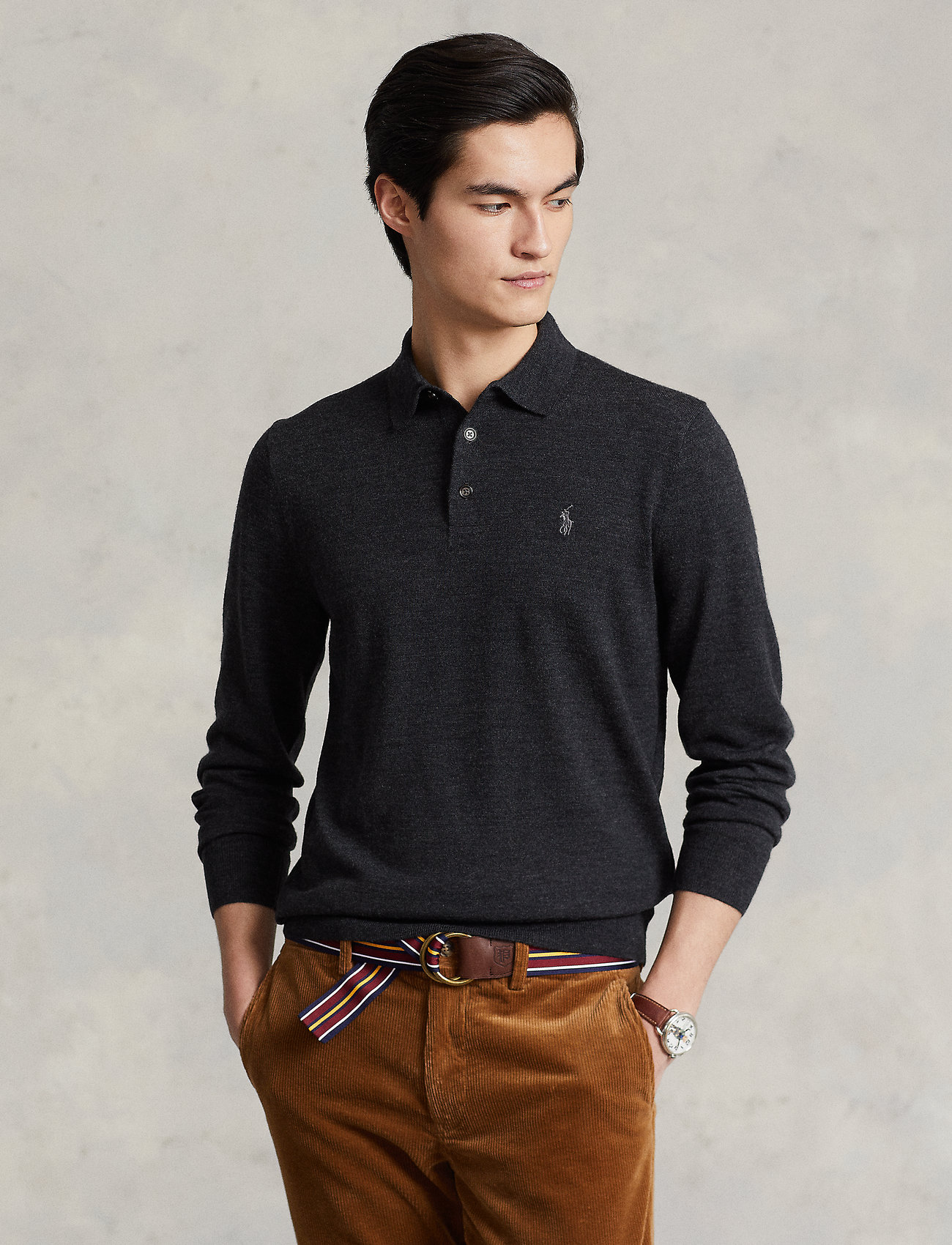 Polo Ralph Lauren Washable Wool Polo-collar Sweater 