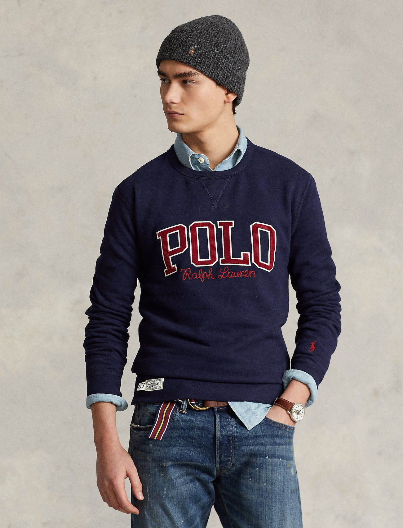 Polo Ralph Lauren The Rl Fleece Logo Sweatshirt - Sweatshirts 