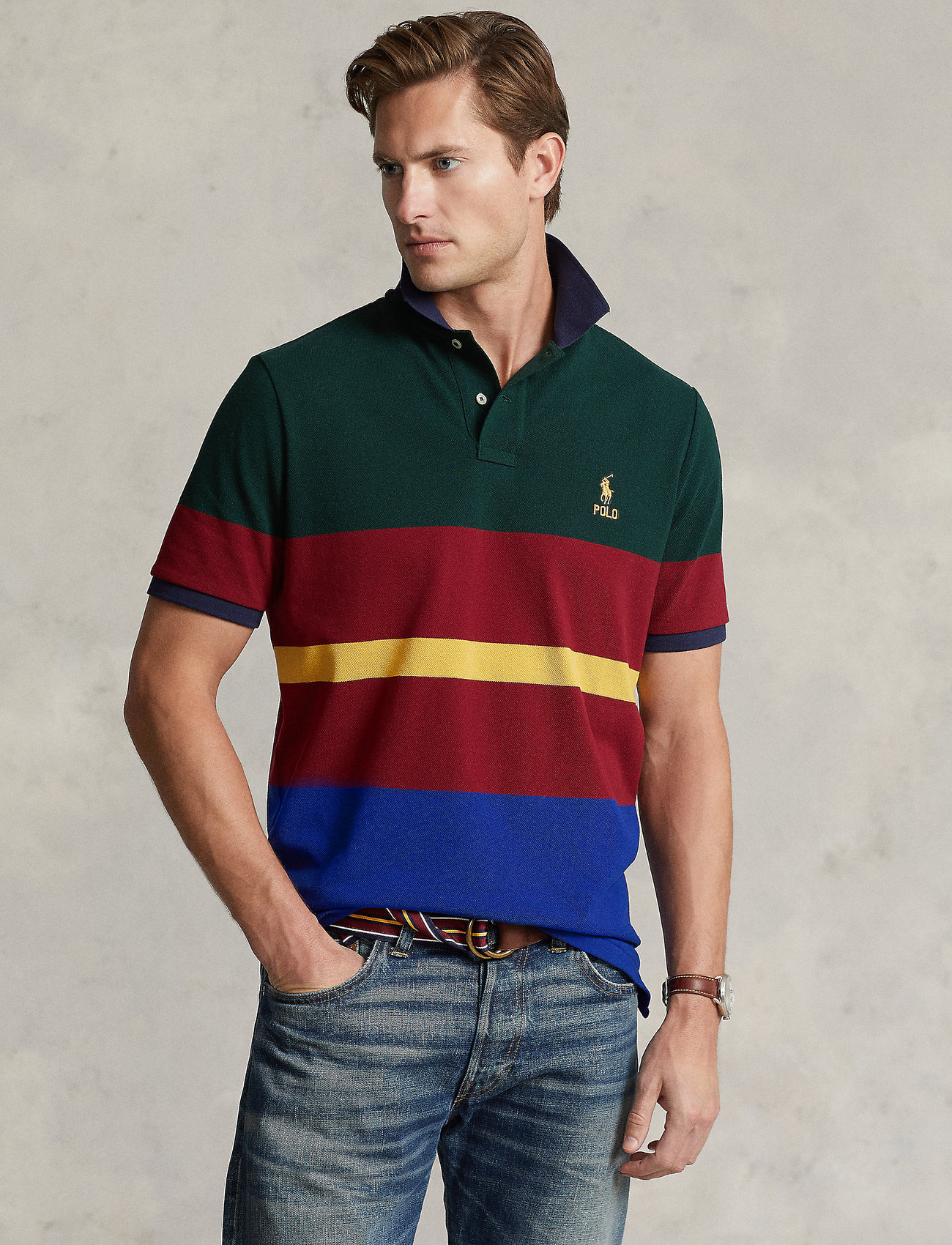 Sydamerika diagonal tilnærmelse Polo Ralph Lauren Classic Fit Mesh Polo Shirt - Short-sleeved polos - Boozt .com