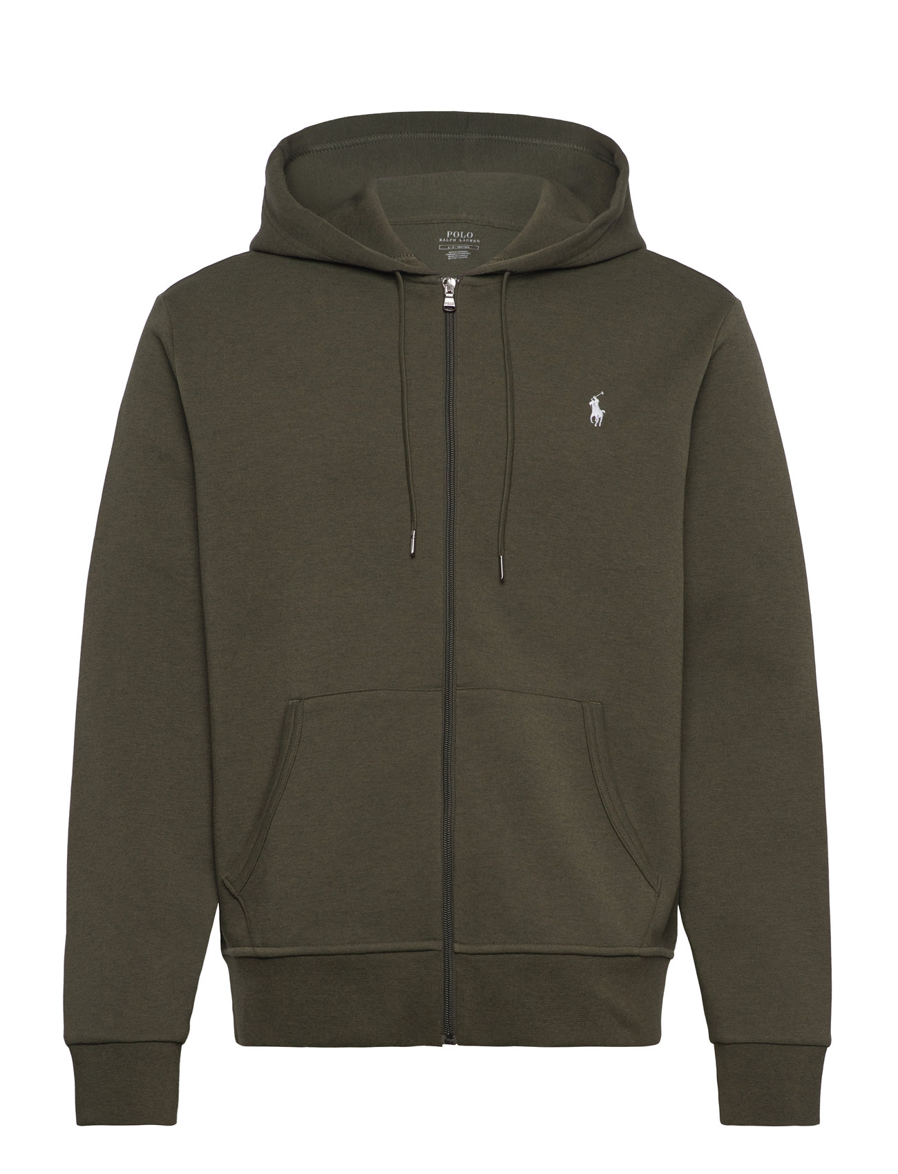 Polo Ralph Lauren Double-Knit Full-Zip Hoodie Khaki Green