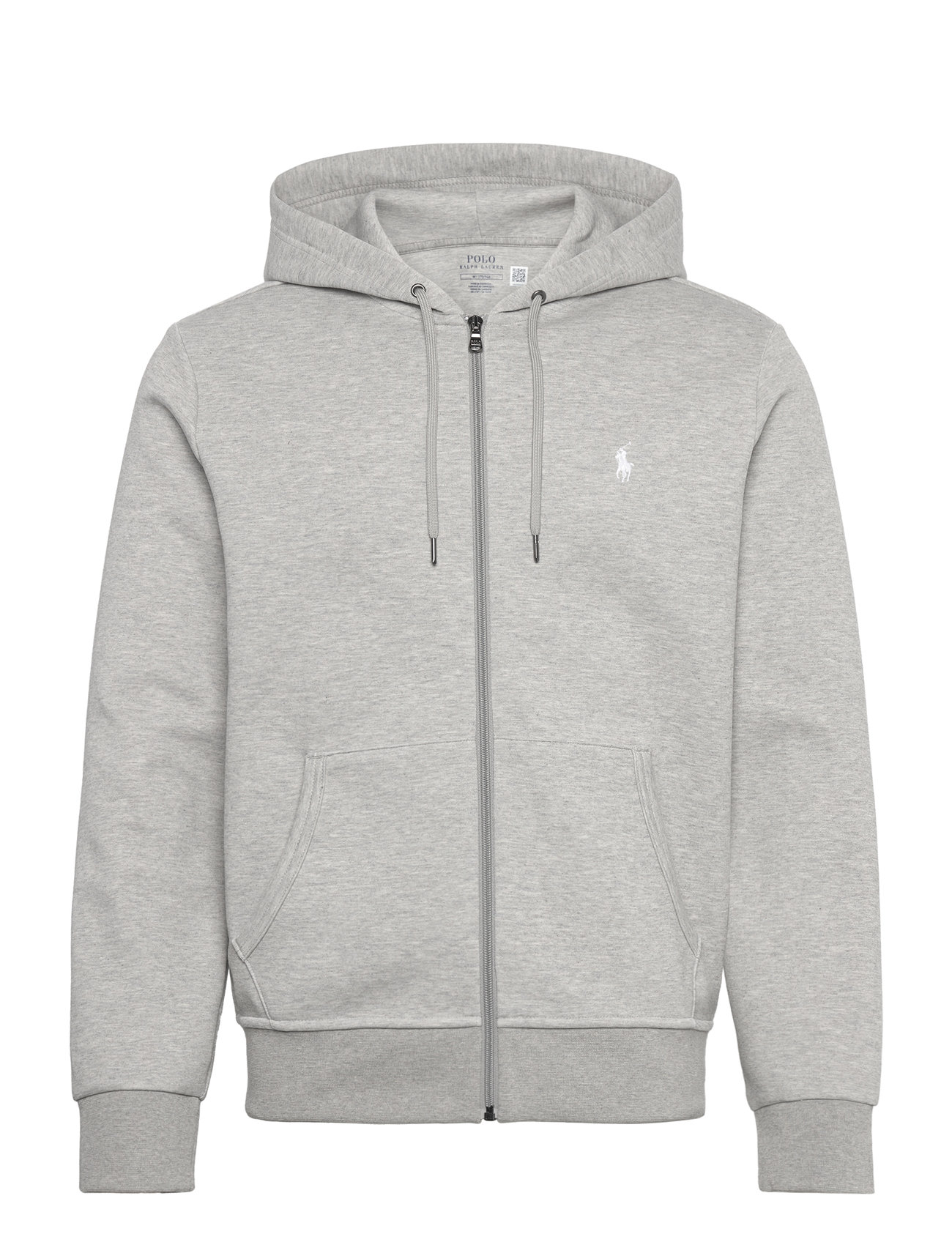 Polo Ralph Lauren Double-Knit Full-Zip Hoodie Grå