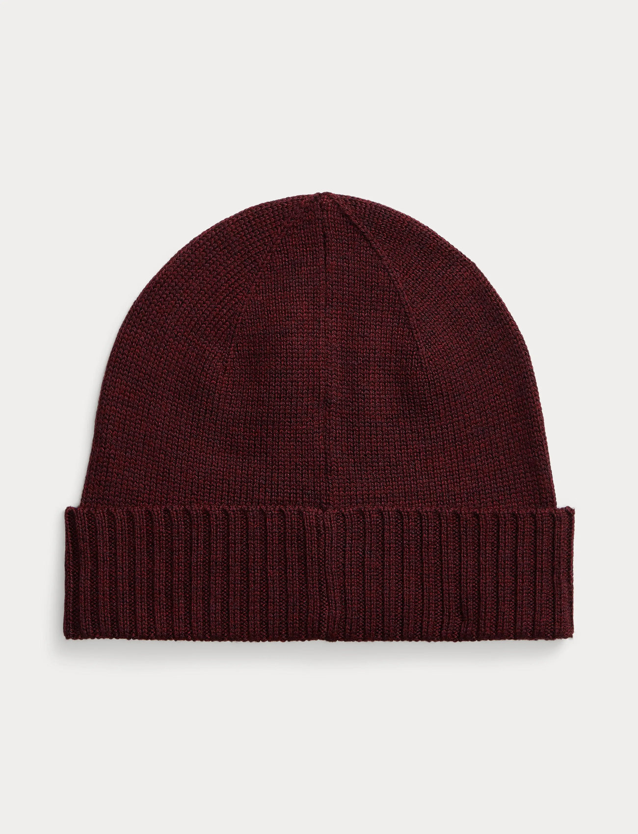 Polo Ralph Lauren Signature Pony Wool Beanie, One Size, Red, Hovedbeklædning > Huer, Herre