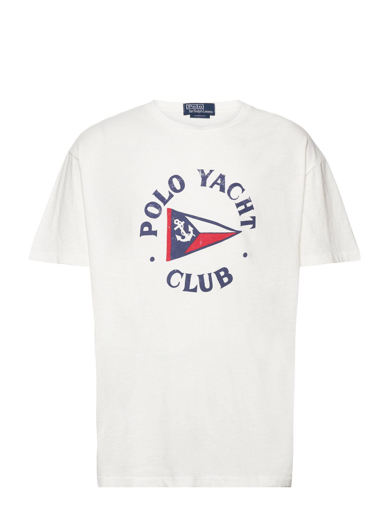 Classic Fit Polo Yacht Club T-Shirt Tops T-Kortærmet Skjorte White Polo Ralph Lauren