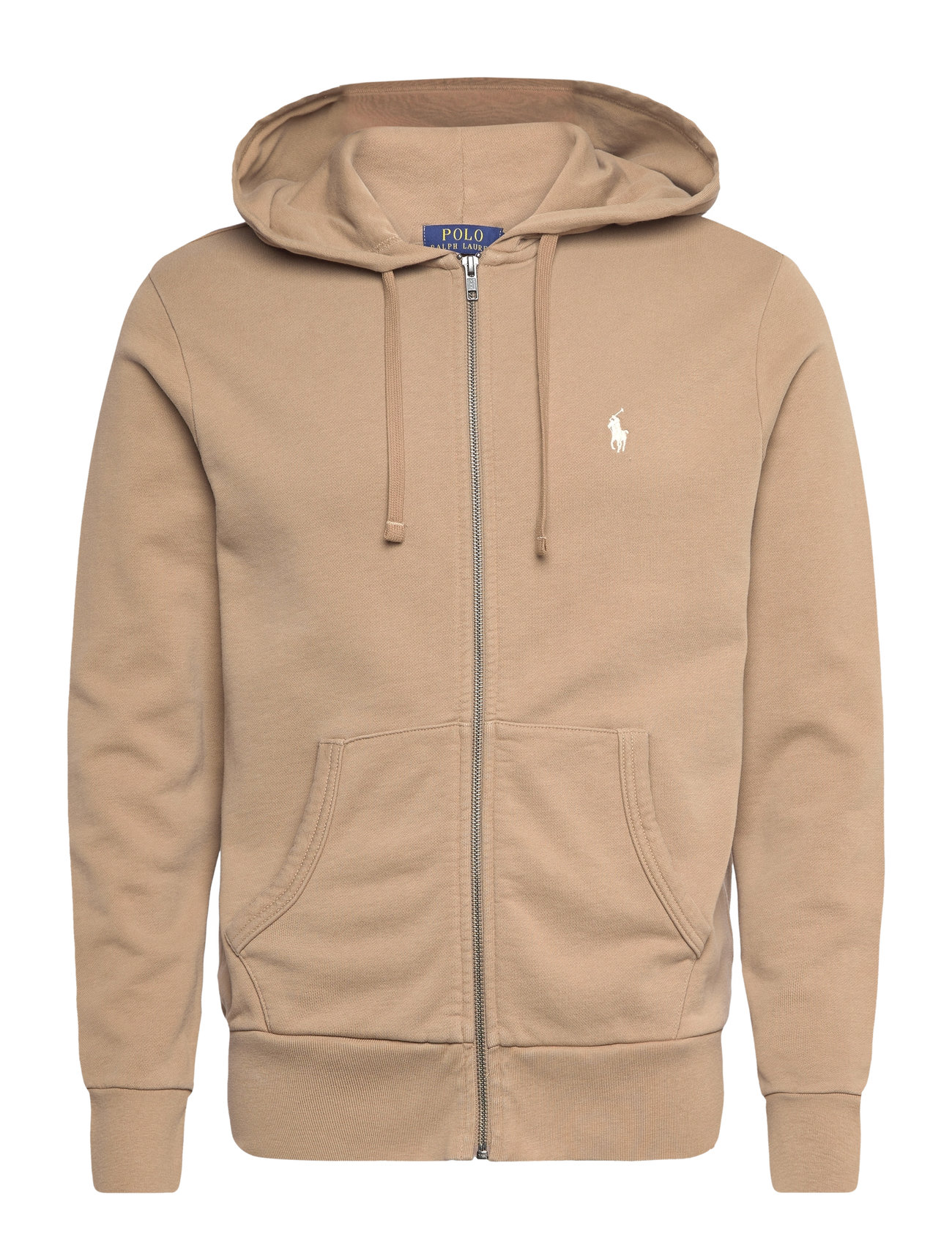 Polo Ralph Lauren Loopback Fleece Full-Zip Hoodie Beige