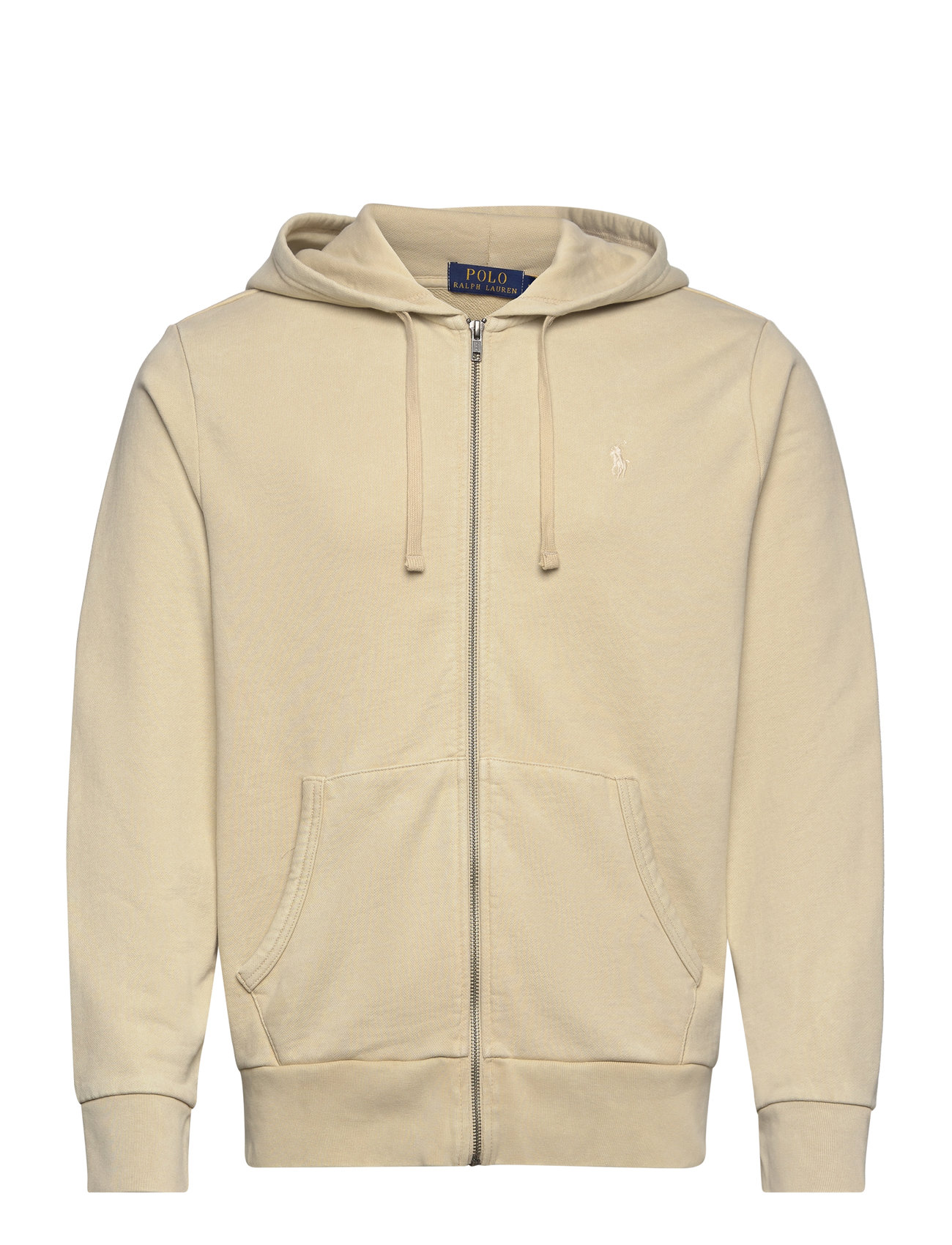 Loopback Fleece Full-Zip Hoodie Beige Polo Ralph Lauren