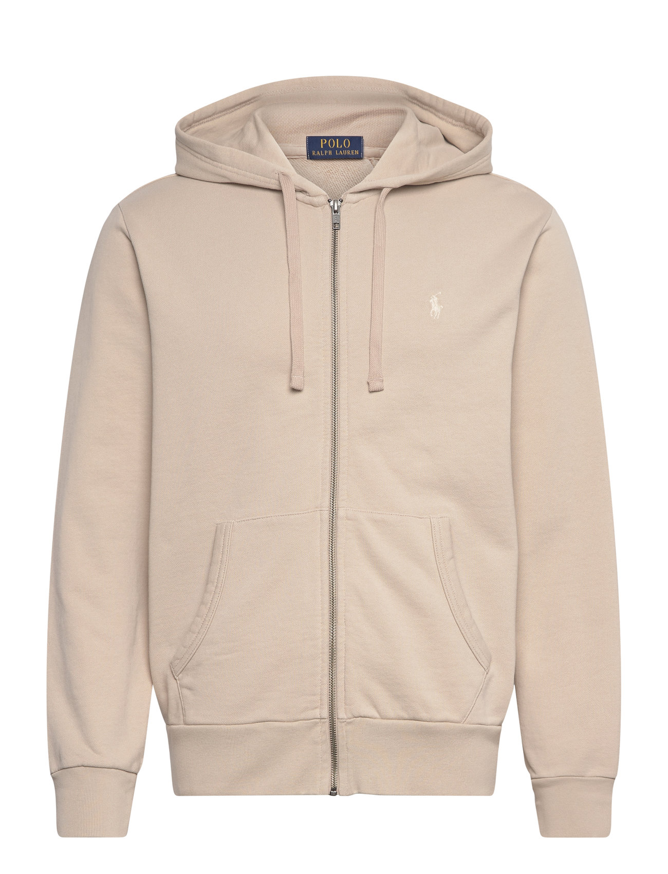 Polo Ralph Lauren Loopback Fleece Full-Zip Hoodie Beige