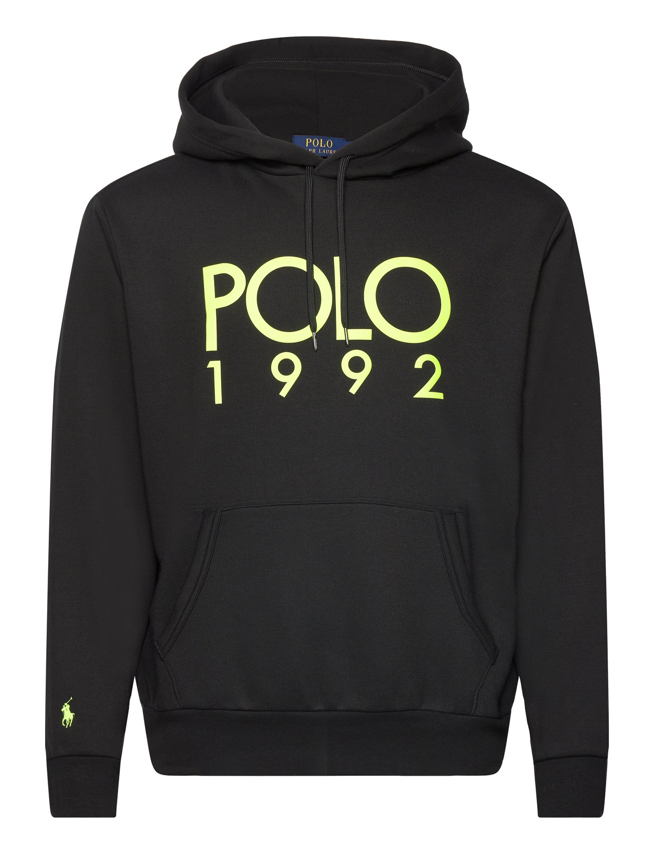 Polo 1992 Fleece Hoodie Tops Sweat-shirts & Hoodies Hoodies Black Polo Ralph Lauren