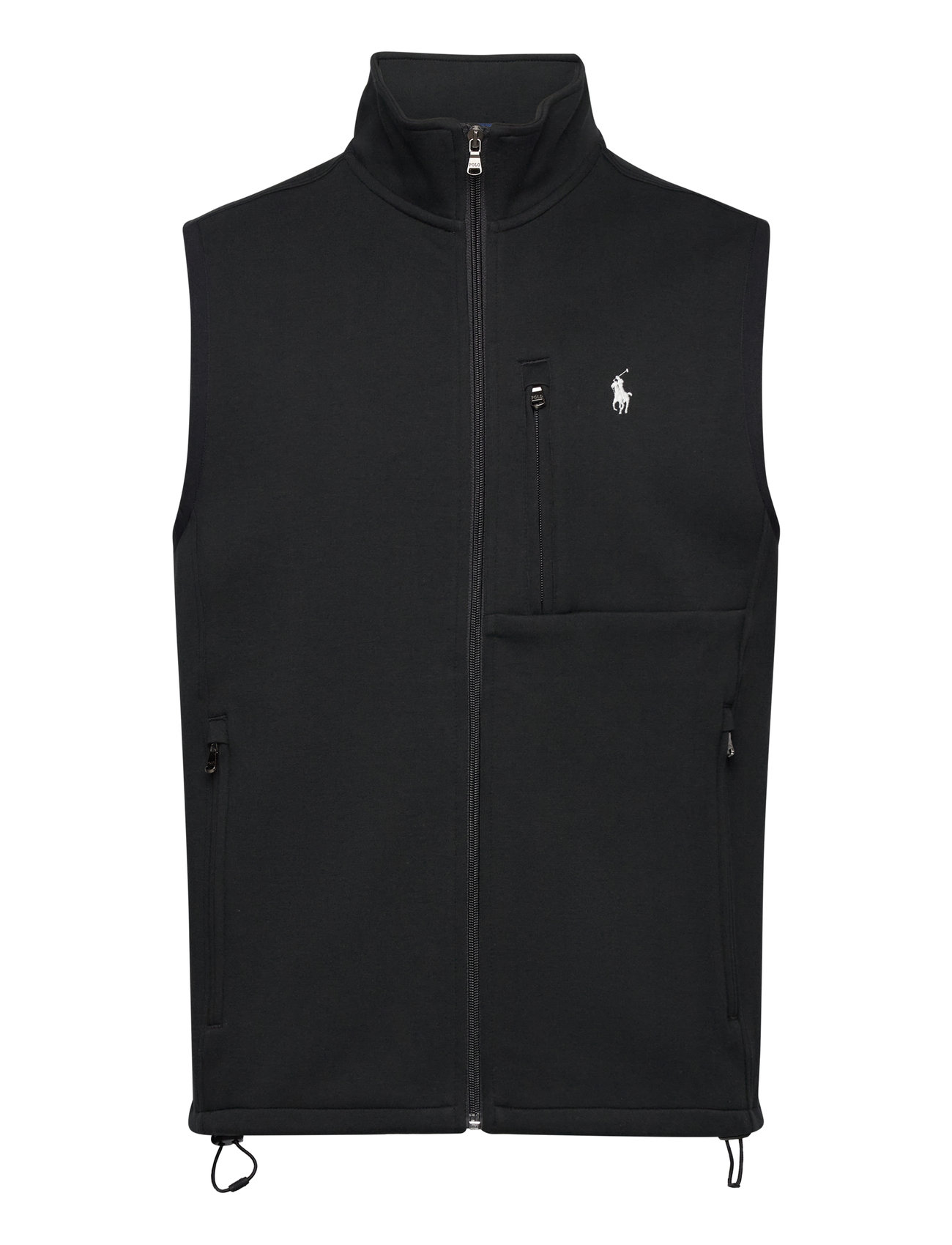 Double-Knit Vest Tops Knitwear Knitted Vests Black Polo Ralph Lauren