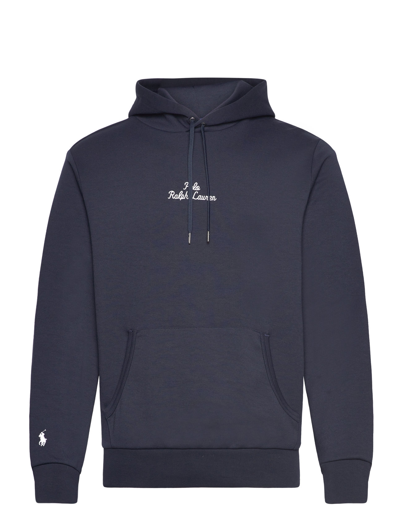 Logo Double-Knit Hoodie AVIATOR NAVY