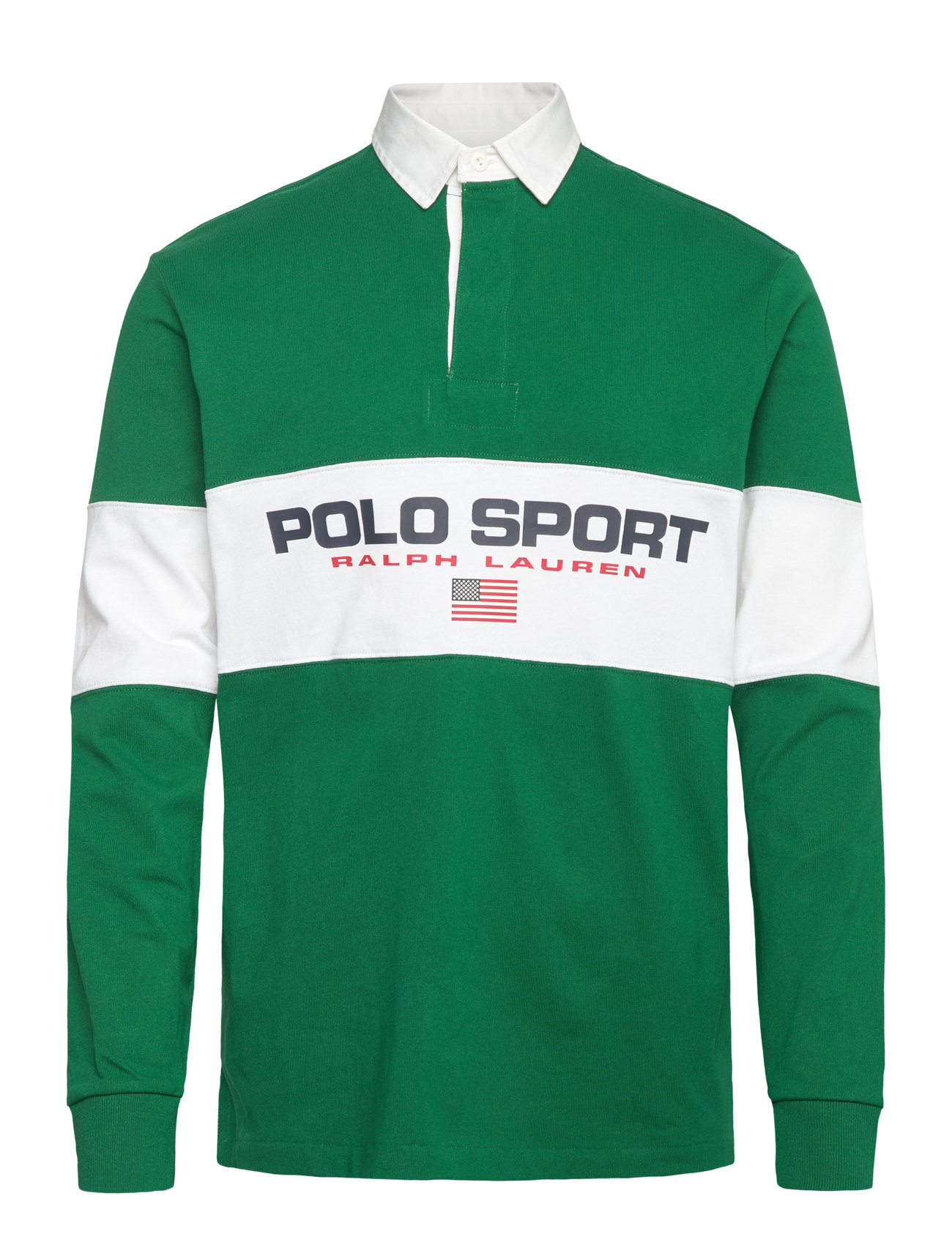 Polo Ralph Lauren Classic Fit Polo Sport Rugby Shirt Grön