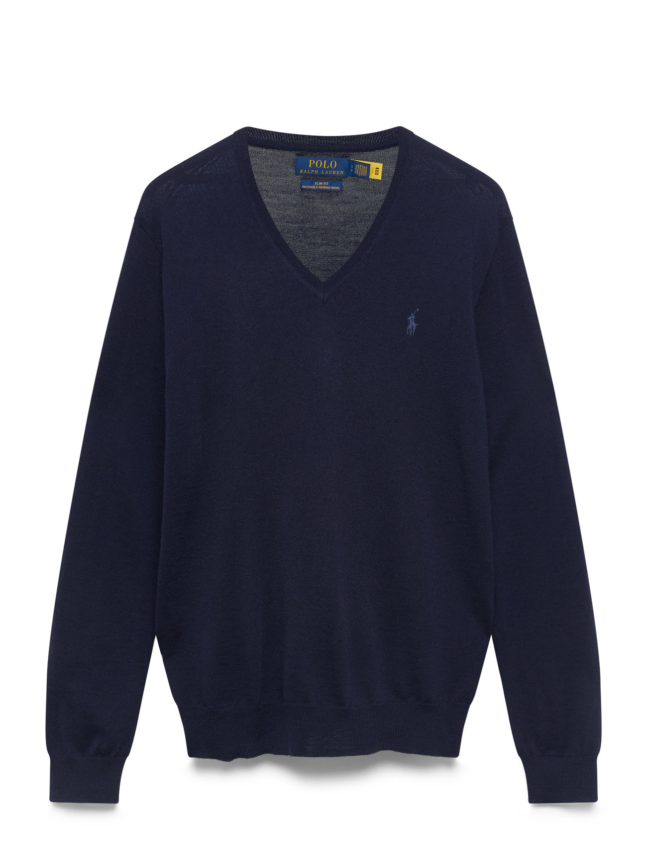 Polo Ralph Lauren Slim Fit Washable Wool V-neck Sweater