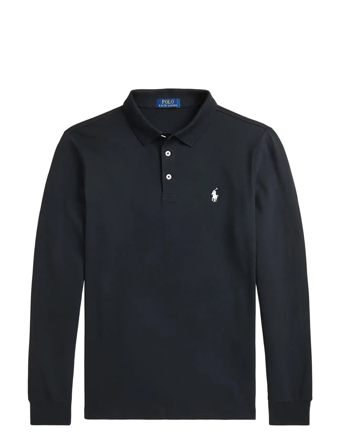 POLO RALPH LAUREN Custom Slim Fit Stretch Mesh Polo Shirt Schwarz - S - Herren