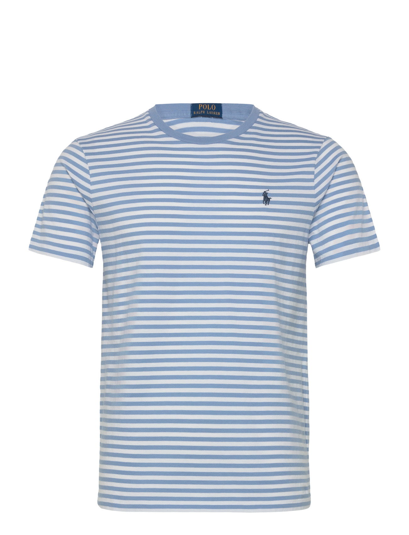 Polo Ralph Lauren Custom Slim Fit Striped Jersey T-Shirt, L, Blue, T-Shirts > Kortærmede, Herre