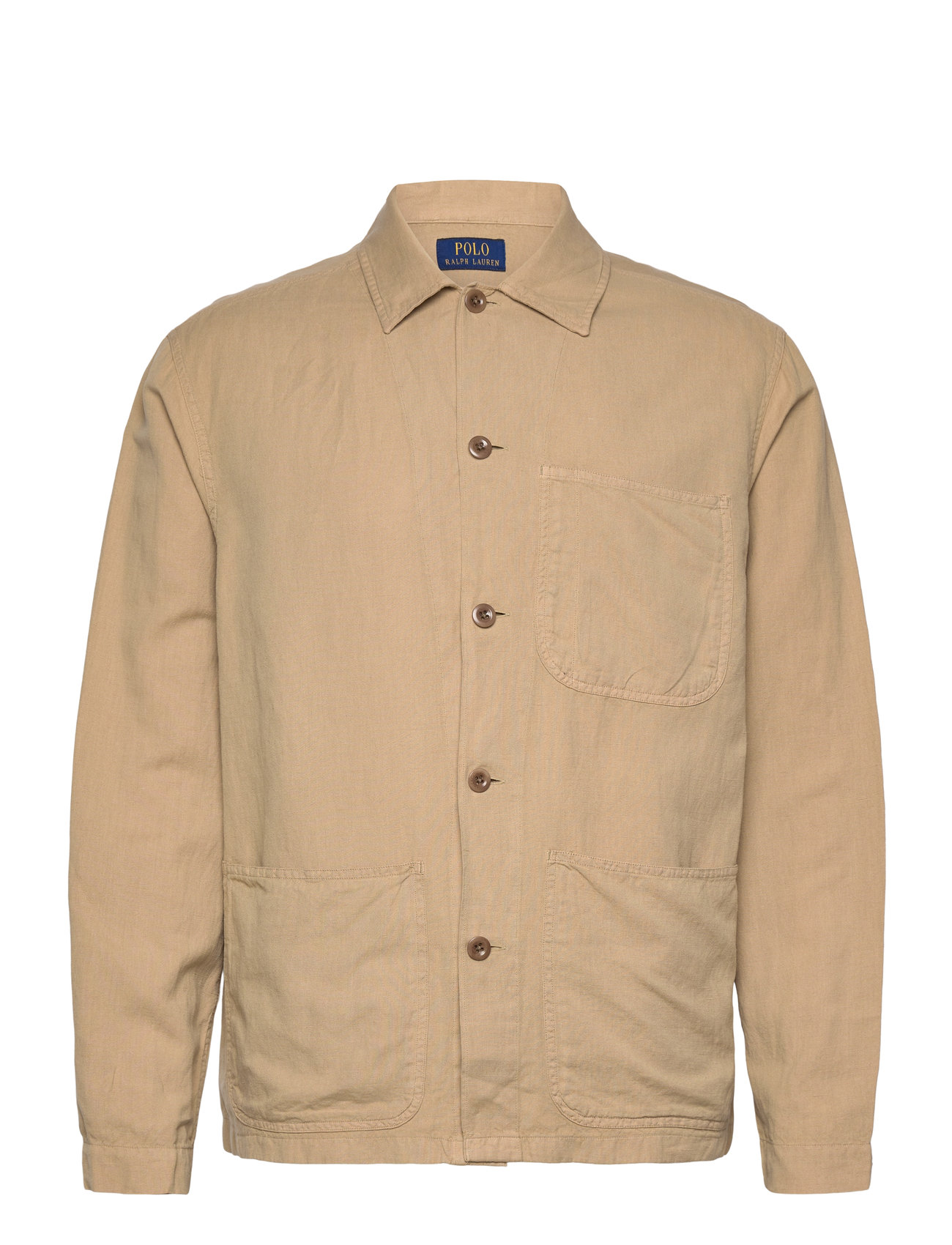 Polo Ralph Lauren Linen-Cotton Overshirt Beige