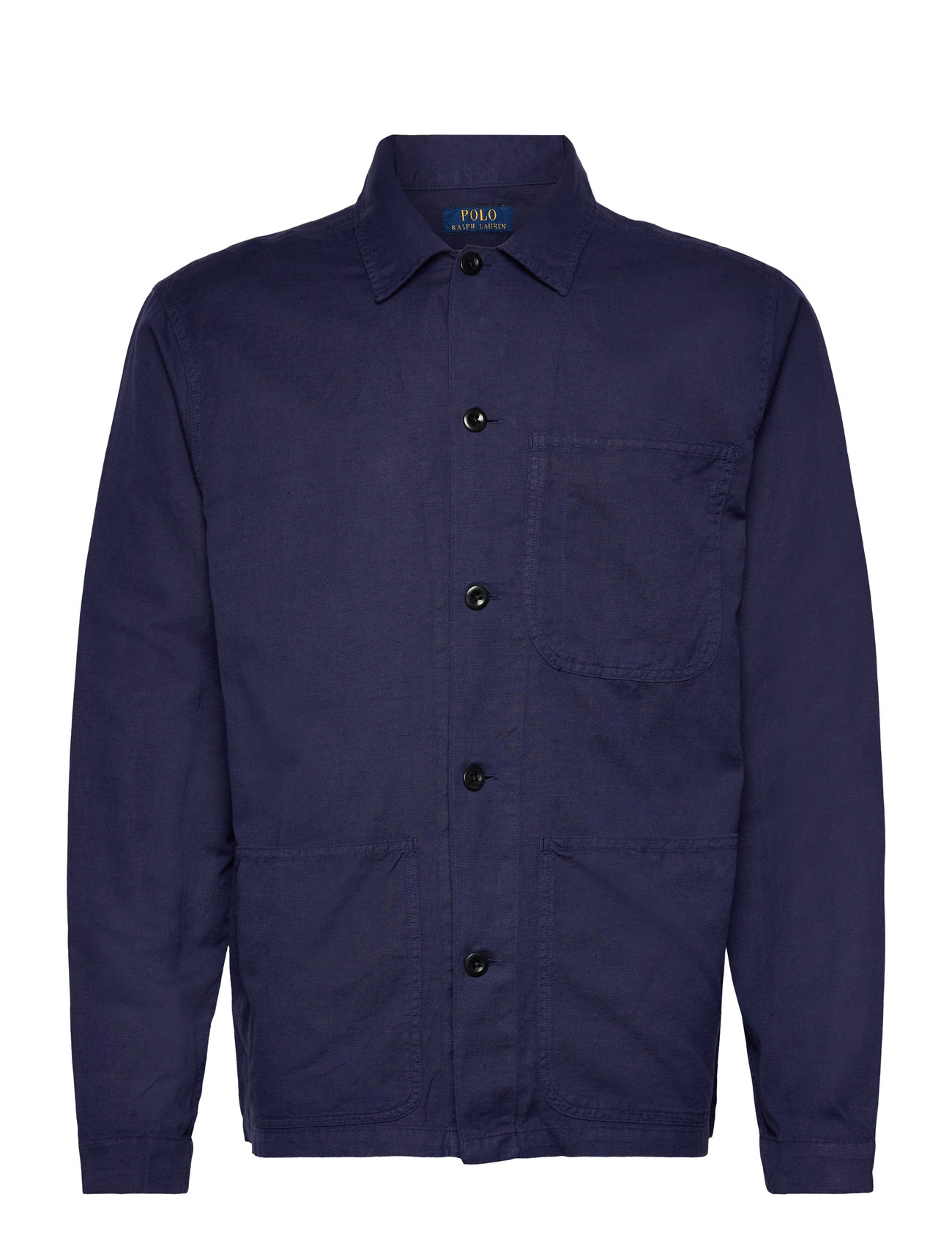 Polo Ralph Lauren Linen-Cotton Overshirt Marinblå