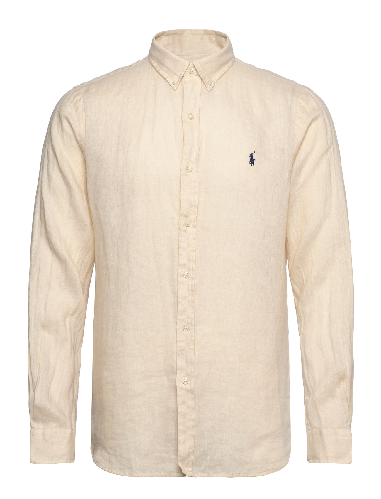 Polo Ralph Lauren Slim Fit Linen Shirt Kräm