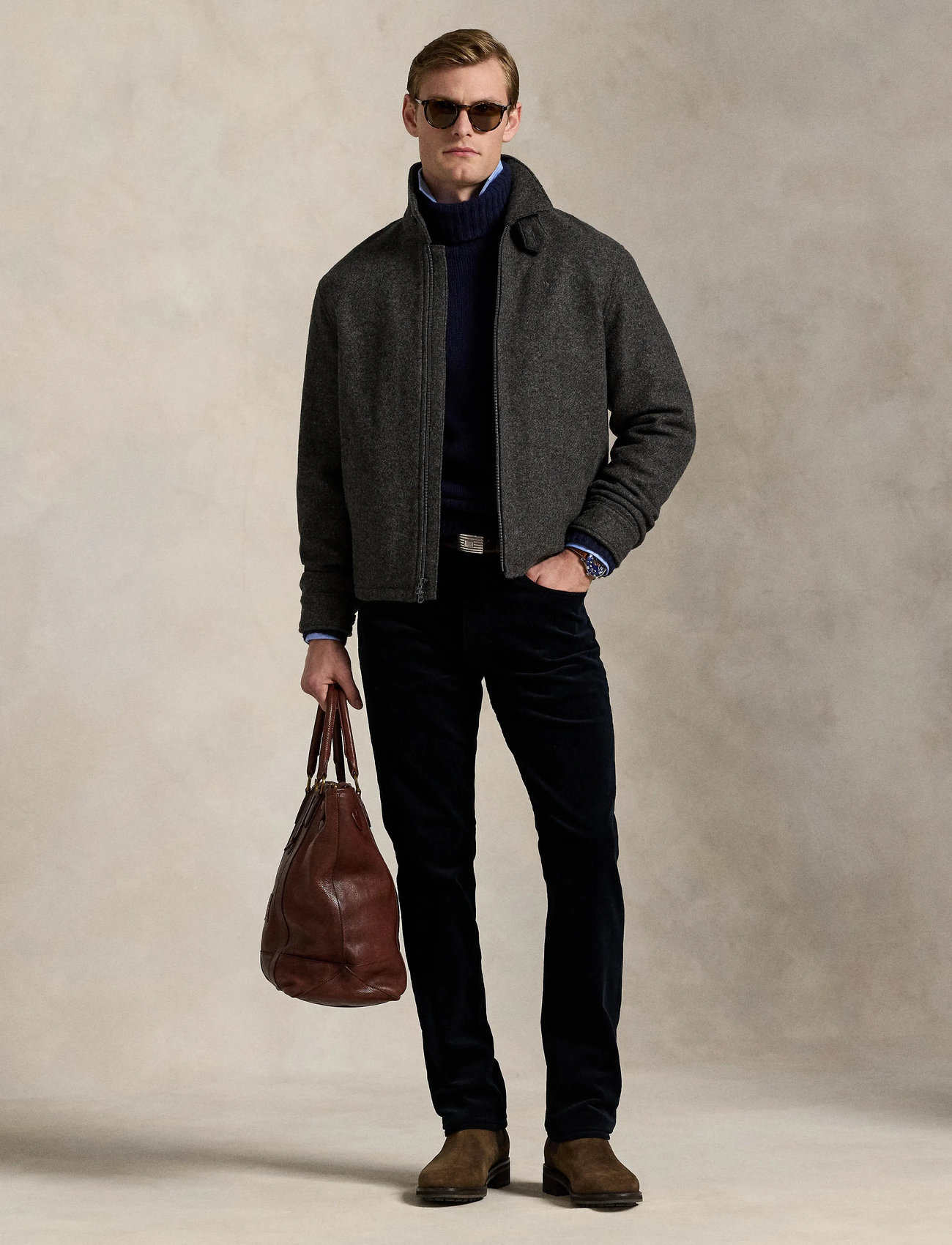 Polo Ralph Lauren The Langdon Wool Jacket, XXL, Grey, Jakker > Uldjakker, Herre
