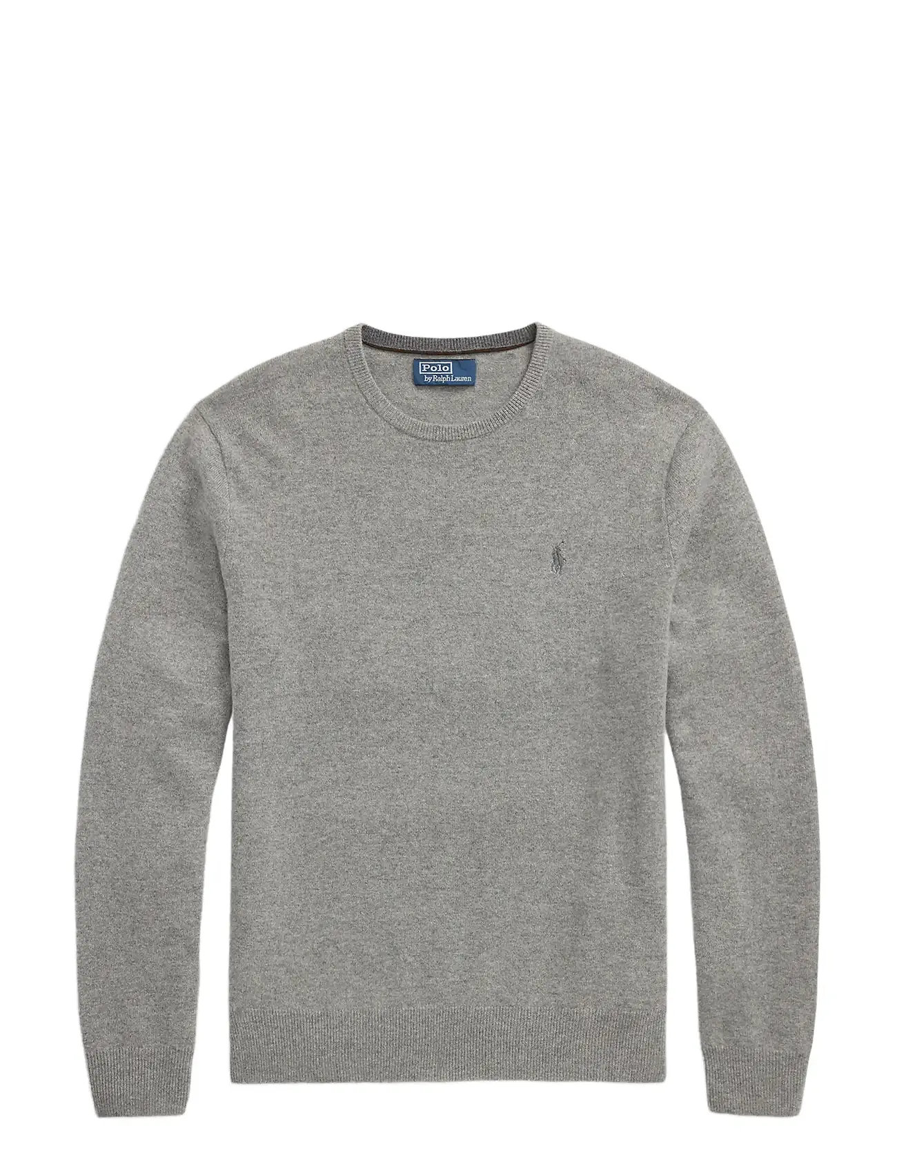 POLO RALPH LAUREN Wolle Crewneck Pullover Grau - S - Herren