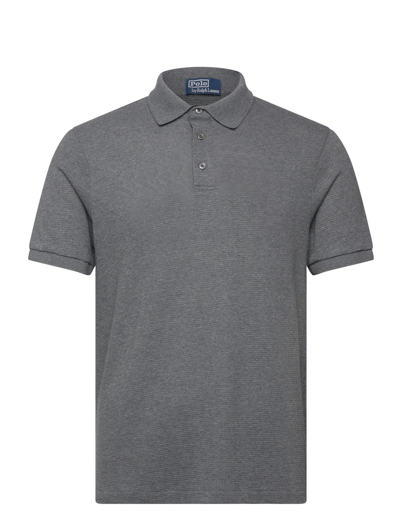 POLO RALPH LAUREN Standard Fit Textured Polo Shirt Grau - M - Herren