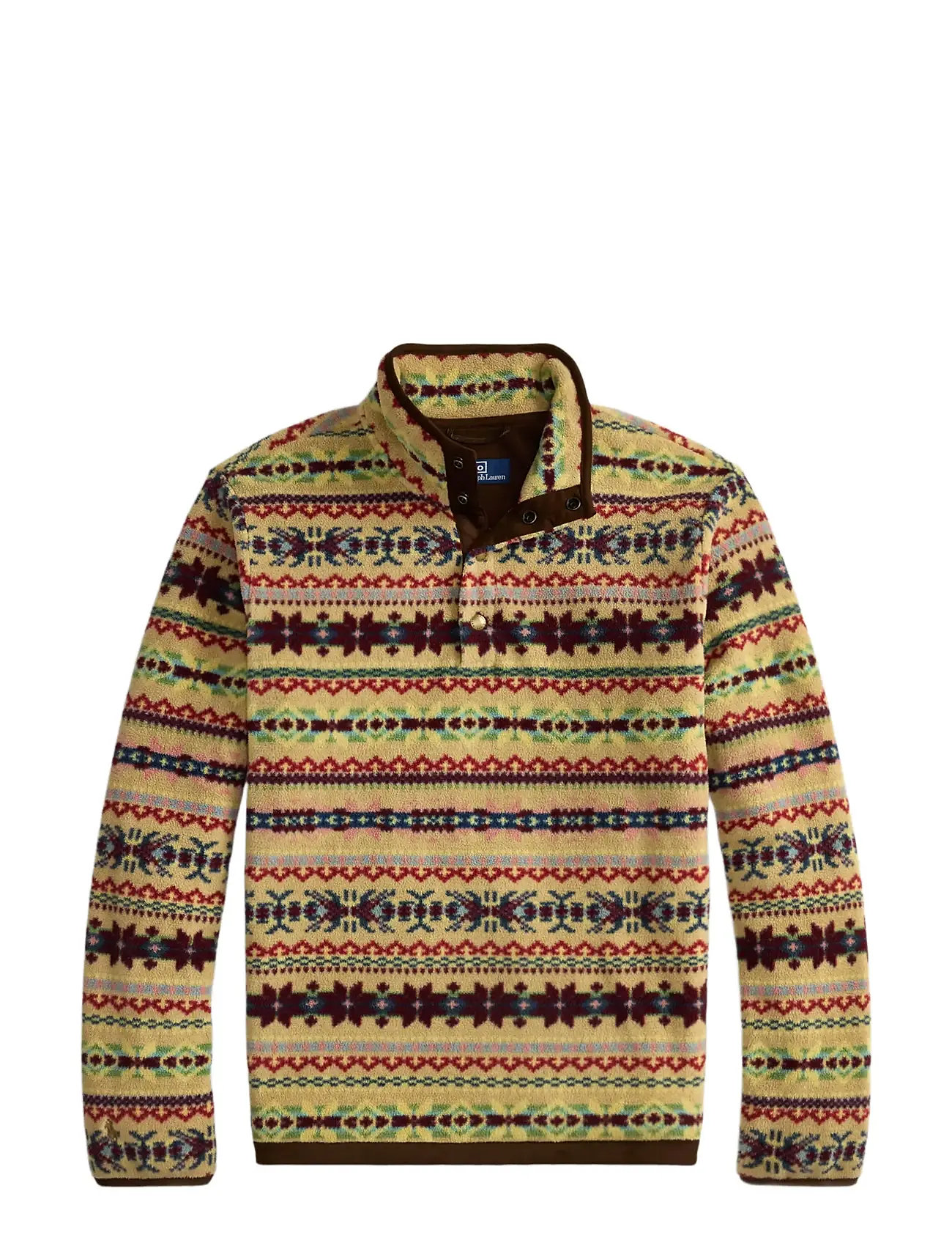 POLO RALPH LAUREN Fair Isle-Inspired Fleece Pullover Patterned - S - Herren