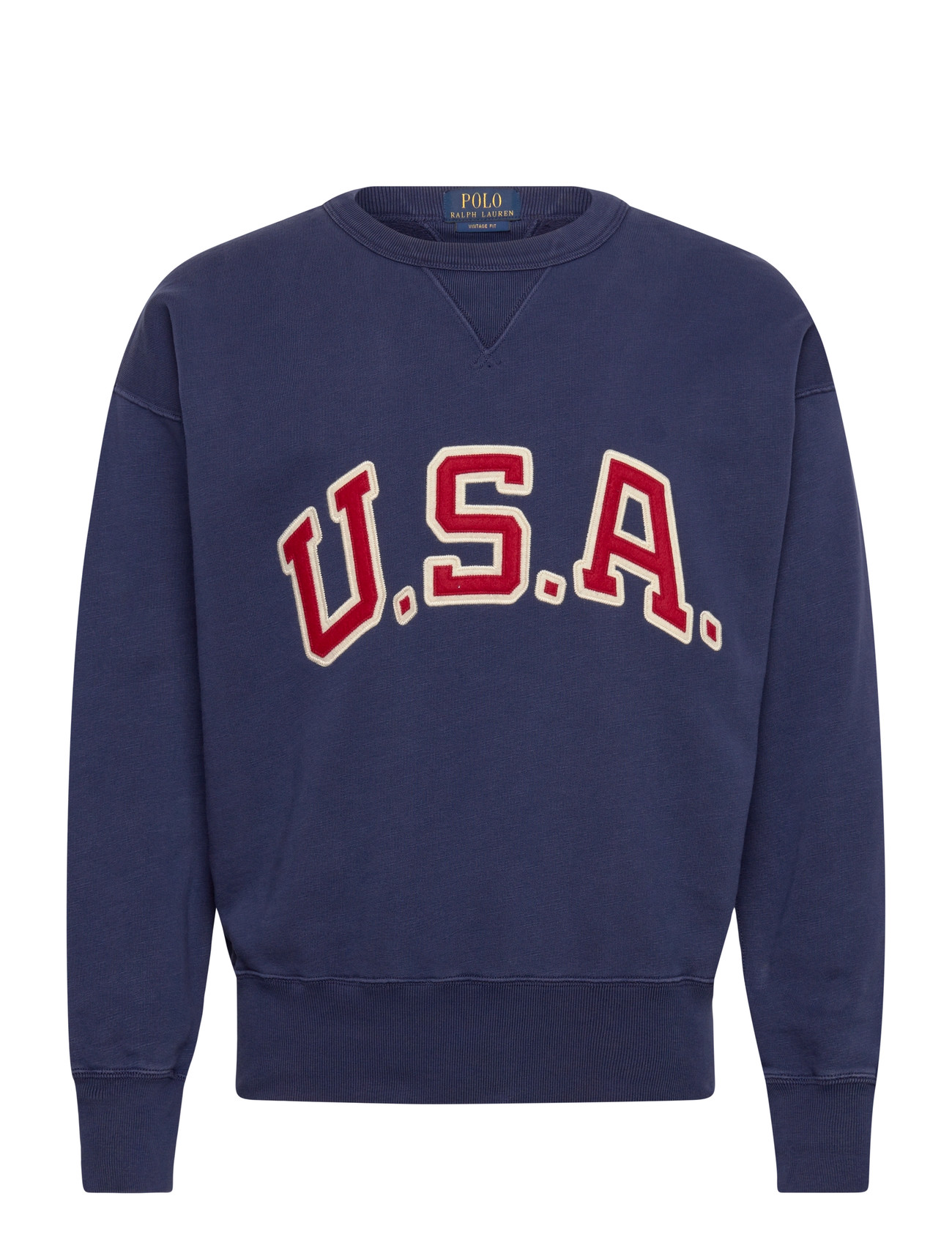 Polo Ralph Lauren Vintage Fit Usa Crewneck Sweatshirt, S, Navy, Sweatshirts & Hættetrøjer > Sweatshirts, Herre