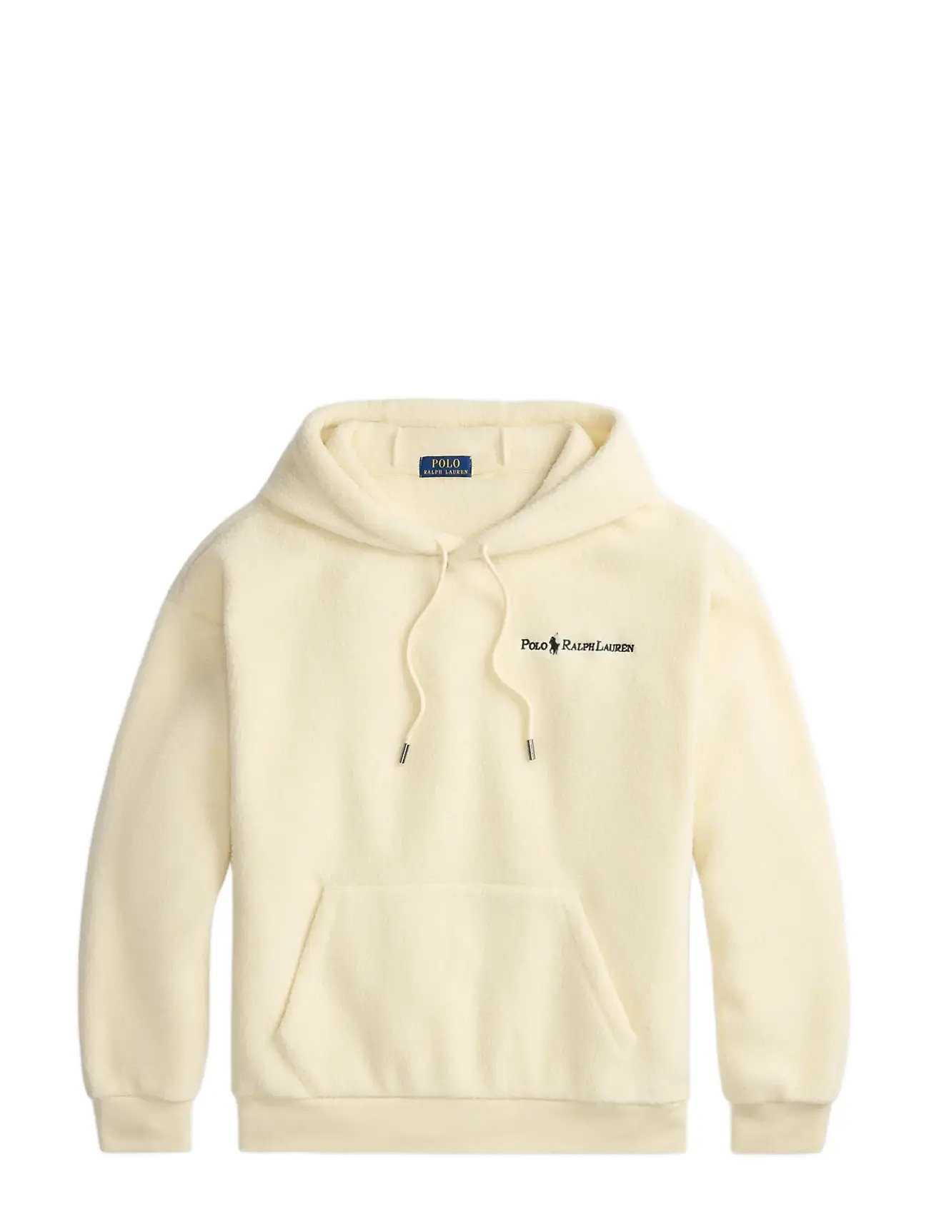 POLO RALPH LAUREN Relaxed Fit Logo Pile Fleece Hoodie Cream - XXL - Herren