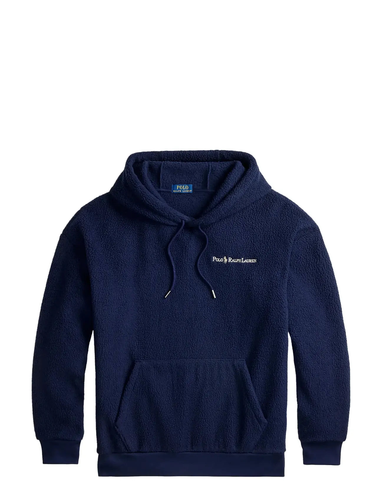POLO RALPH LAUREN Relaxed Fit Logo Pile Fleece Hoodie Navy - L - Herren
