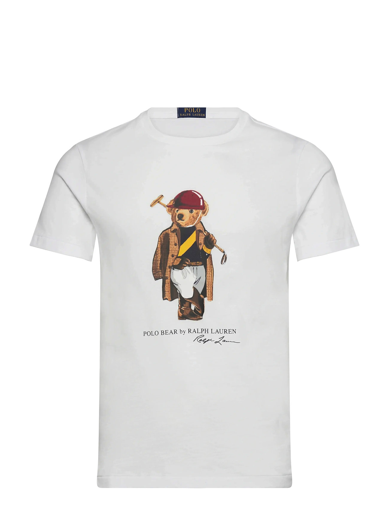Polo Ralph Lauren Custom Slim Fit Polo Bear T-Shirt, M, White, T-Shirts > Kortærmede, Herre