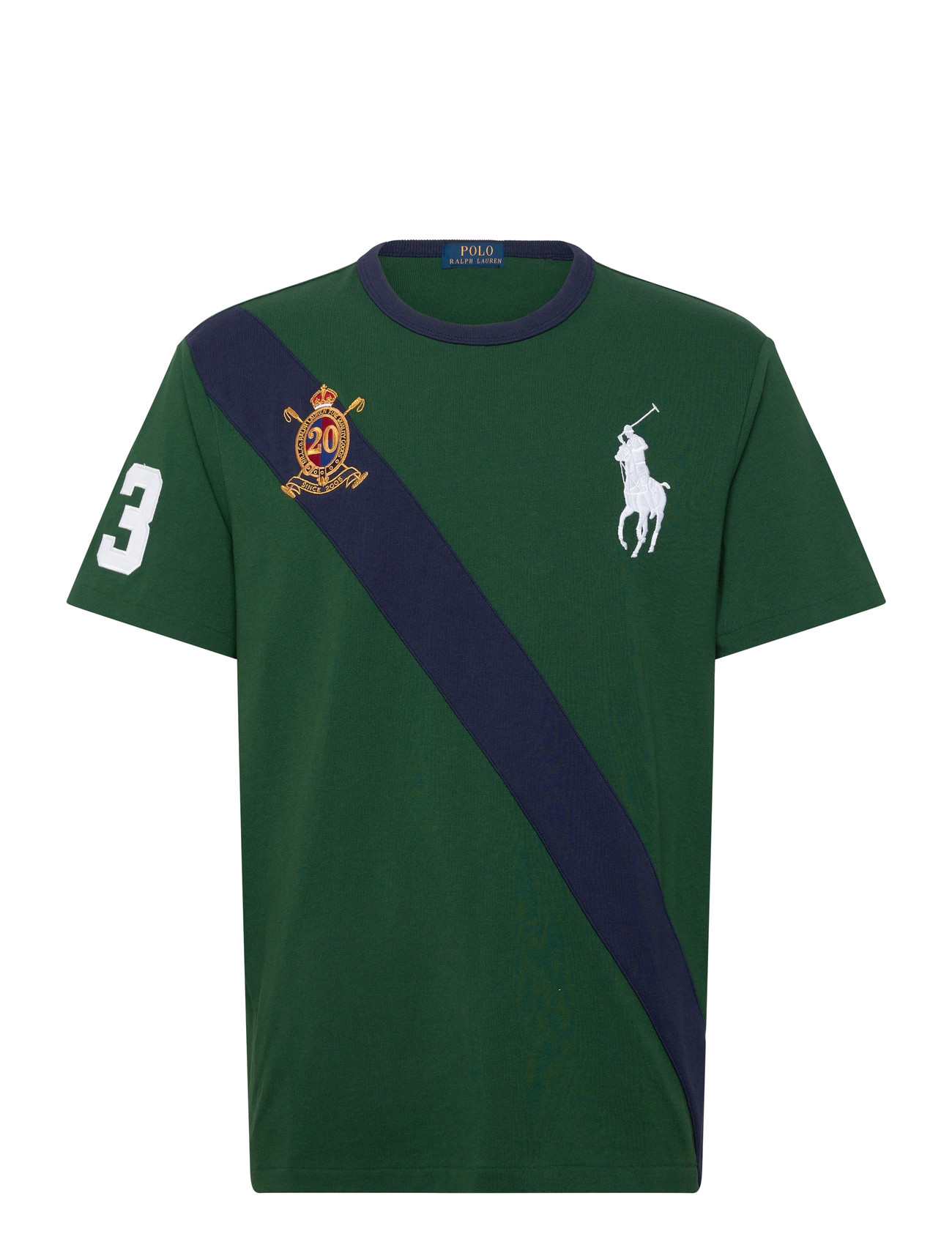Polo Ralph Lauren Custom Slim Fit 20Th Anniversary T-Shirt, XL, Green, T-Shirts > Kortærmede, Herre