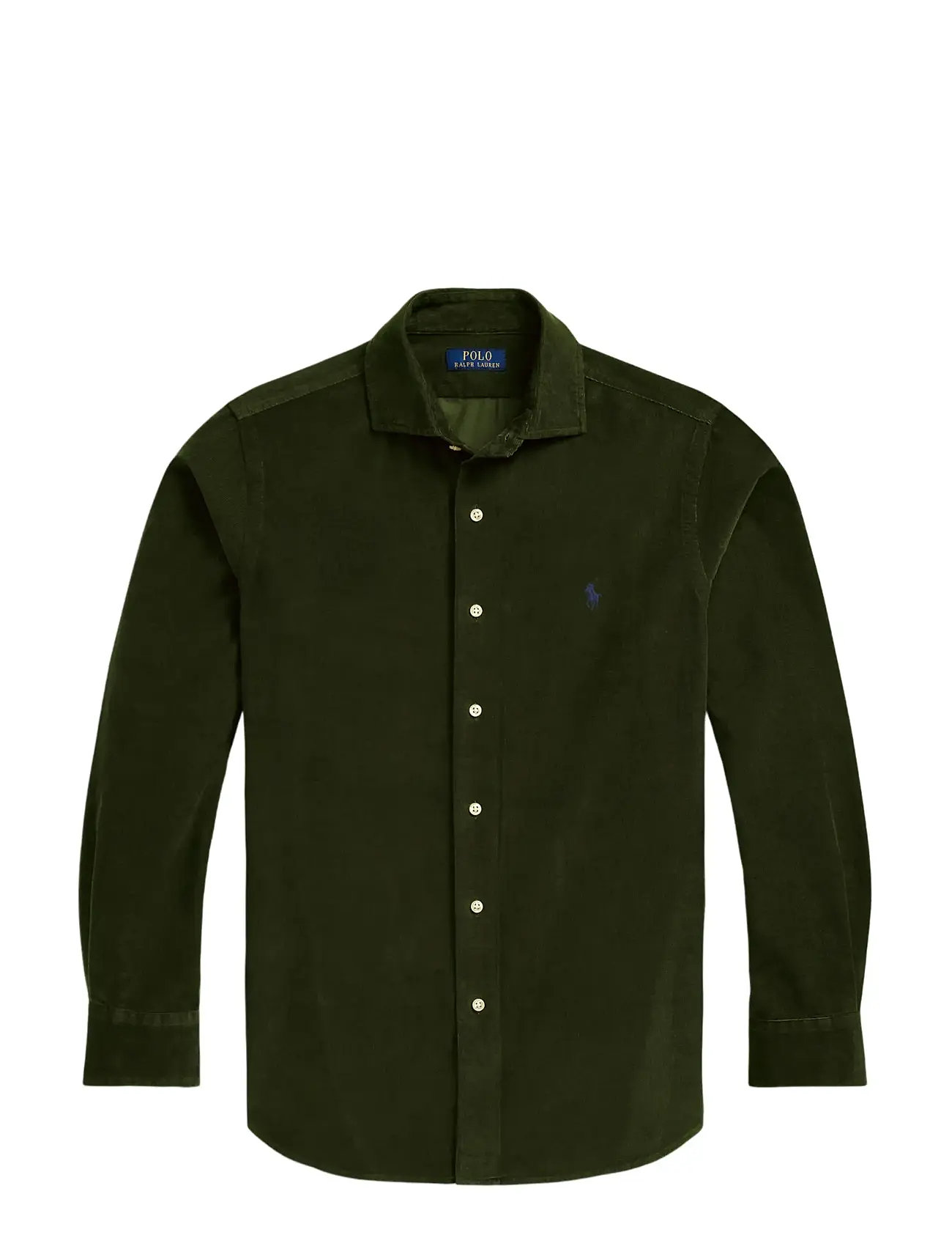POLO RALPH LAUREN Custom Fit Kordsamt Shirt Khaki - XS - Herren