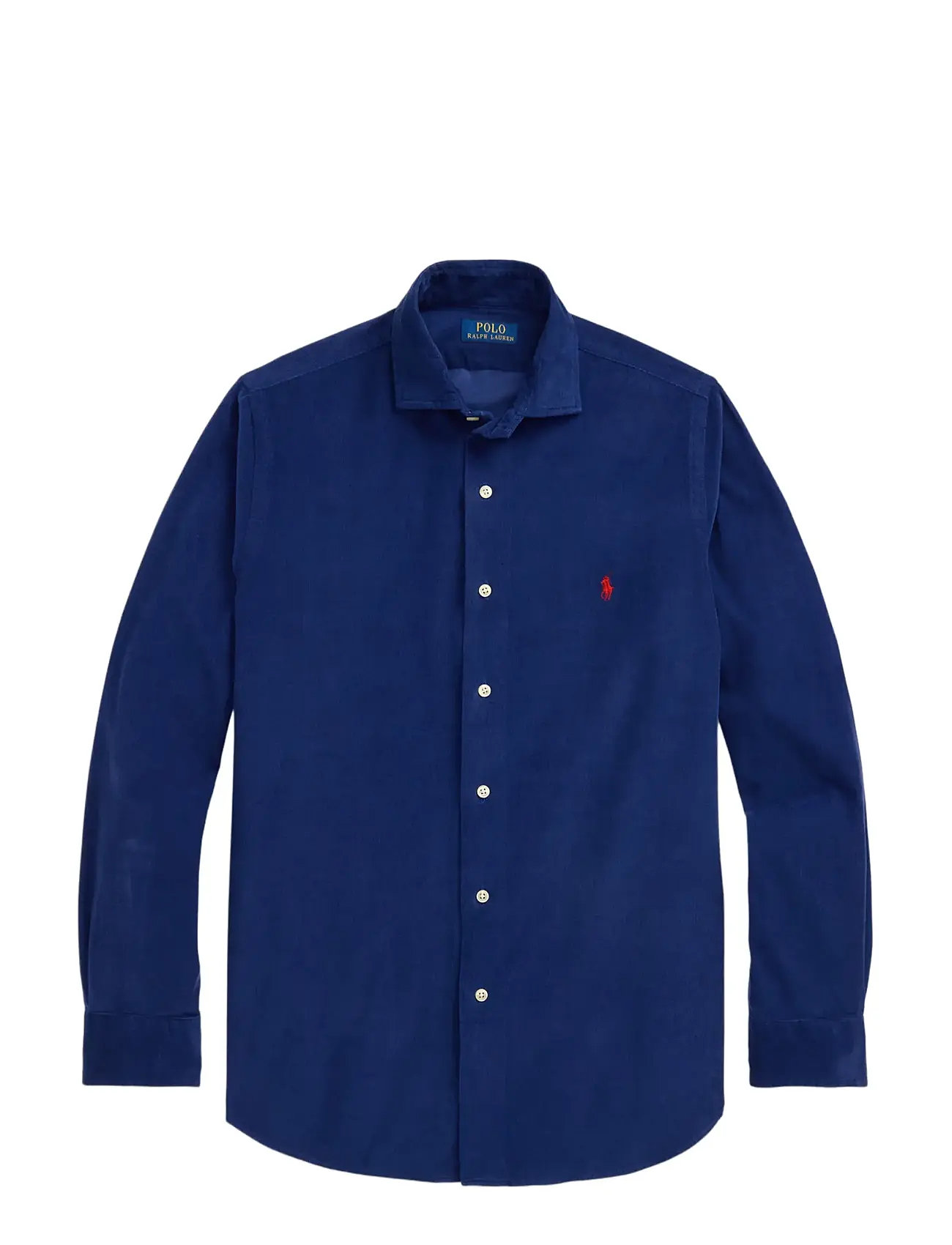 POLO RALPH LAUREN Custom Fit Kordsamt Shirt Blau - M - Herren