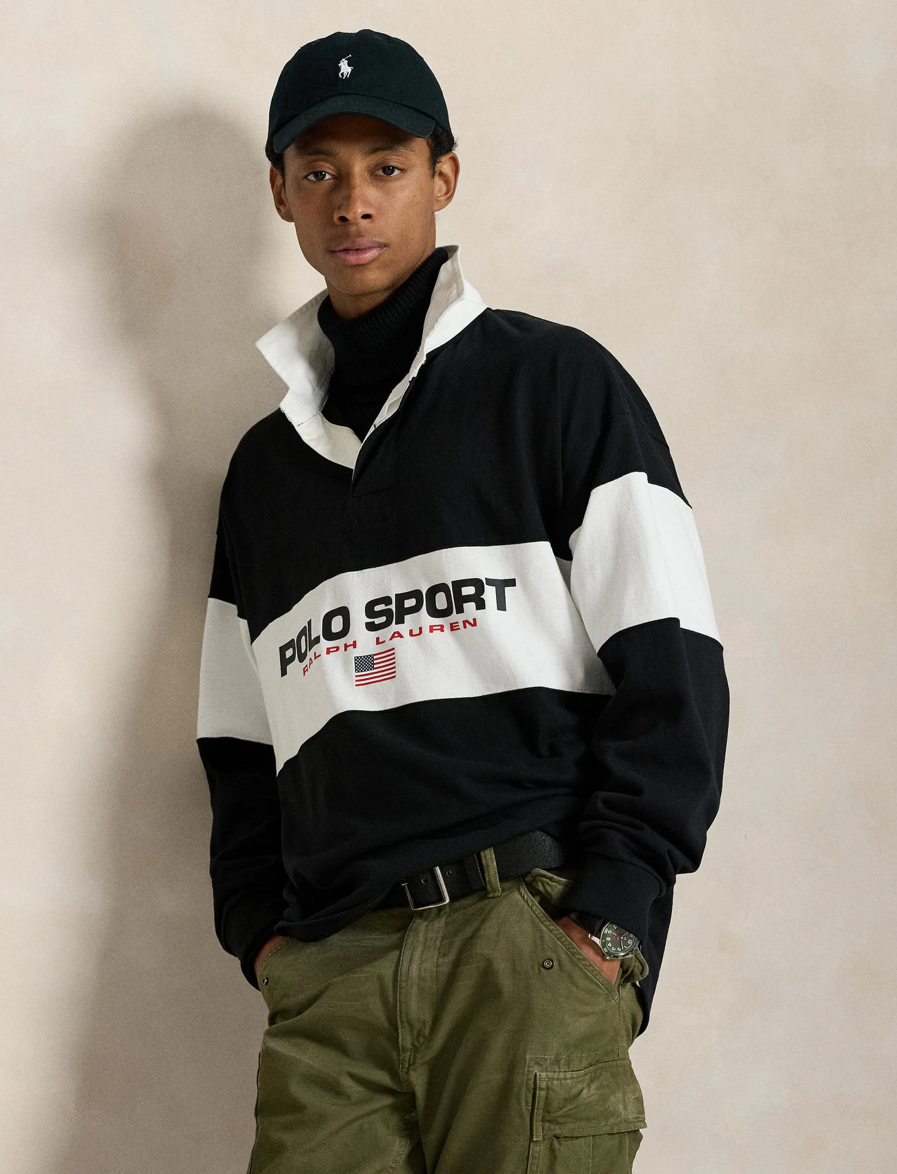 ウェア polo ralph lauren l/s rugby shirt Polo shirt Polo by Ralph Lauren The Iconic Rugby Shirt