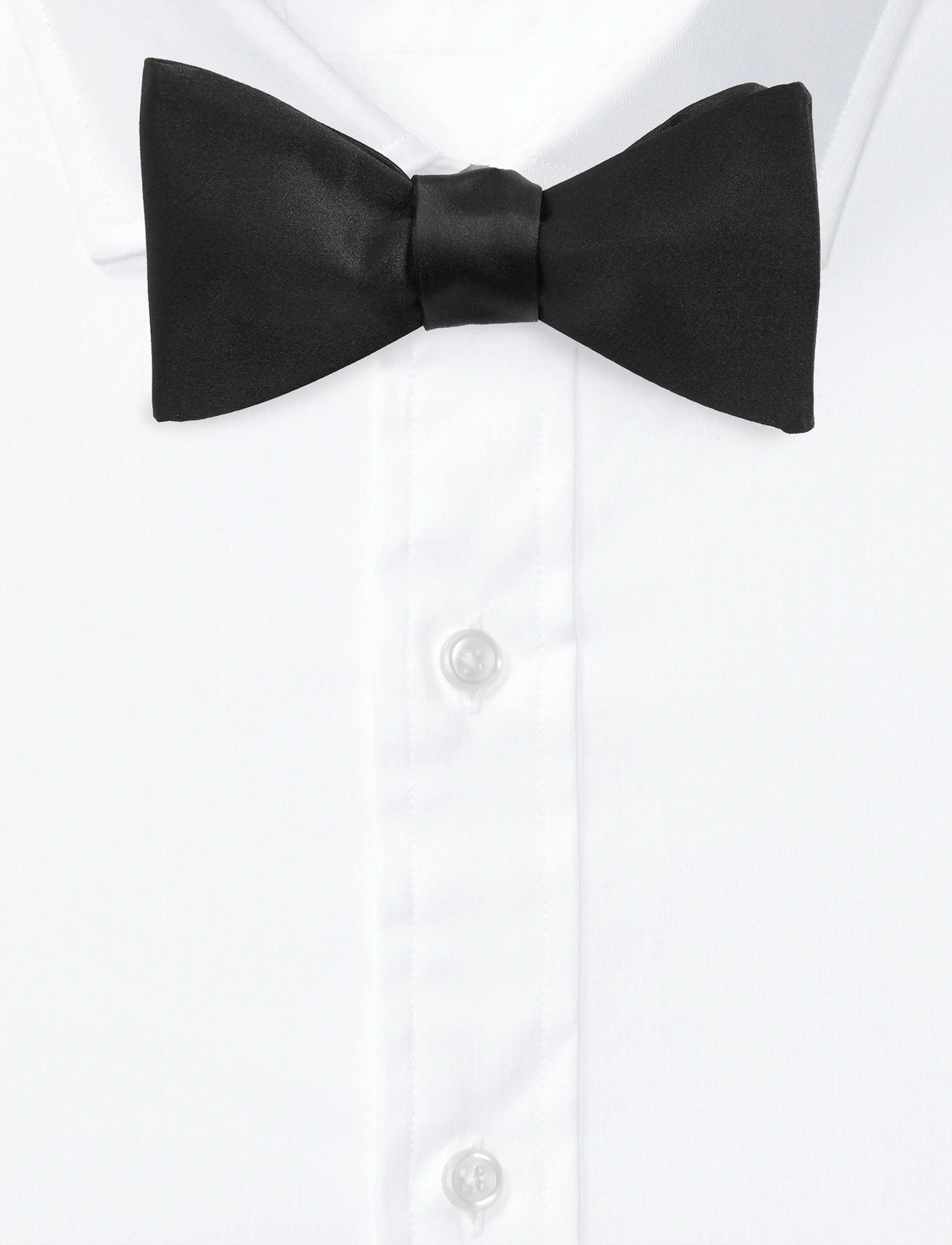 Polo Ralph Lauren Silk Satin Bow Tie, One Size, Black, Tilbehør > Sløjfer, Herre