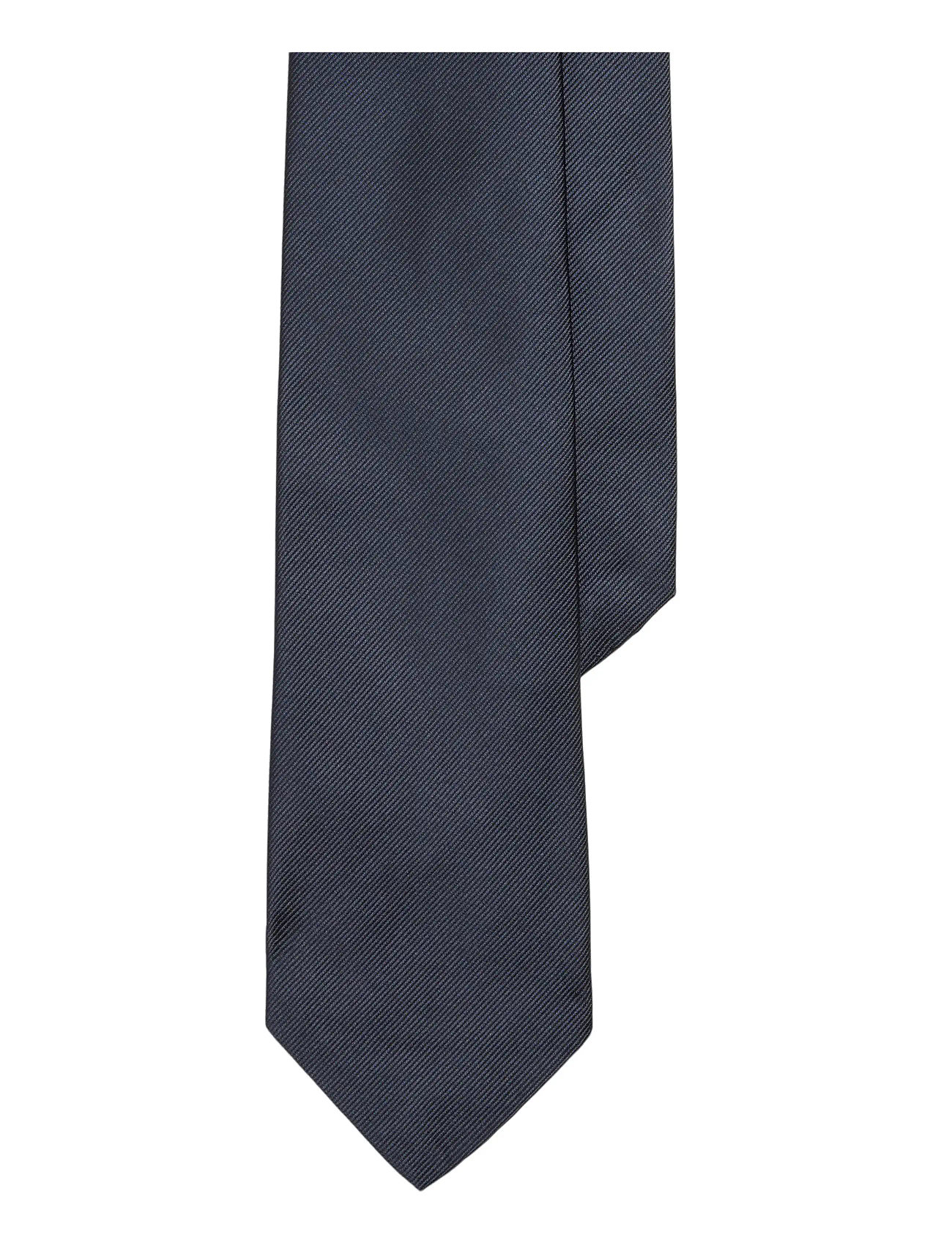 Polo Ralph Lauren Silk Repp Narrow Tie, One Size, Navy, Tilbehør > Slips, Herre