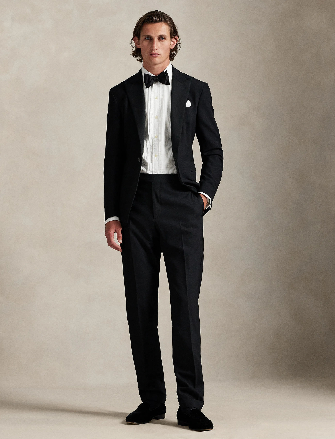 Polo Ralph Lauren Classic Fit French Cuff Tuxedo Shirt, 44.5, White, Skjorter > Business Shirts, Herre