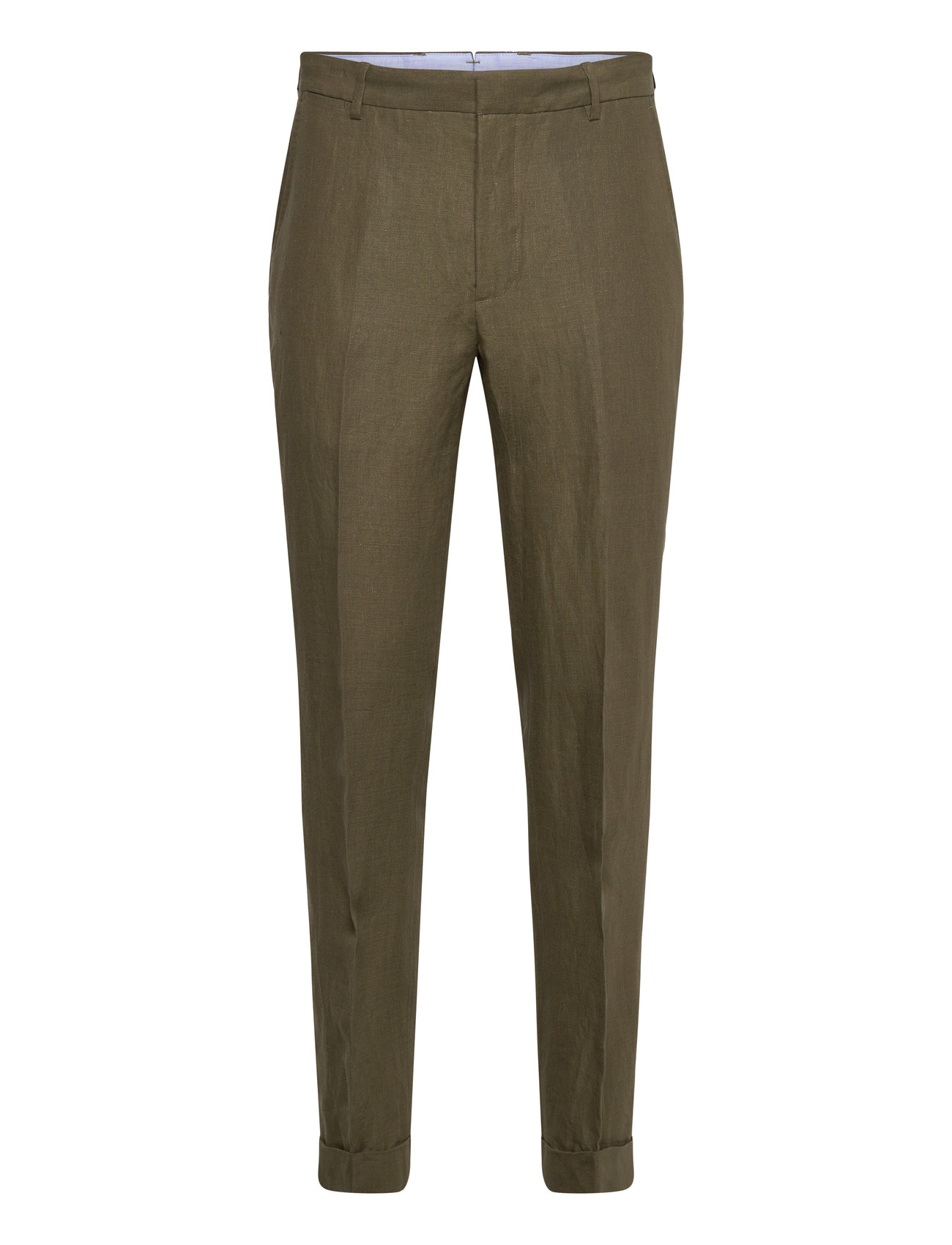 Polo Ralph Lauren Linen Suit Trouser, 30 x 32, Khaki green, Bukser > Bukser I Hør, Herre