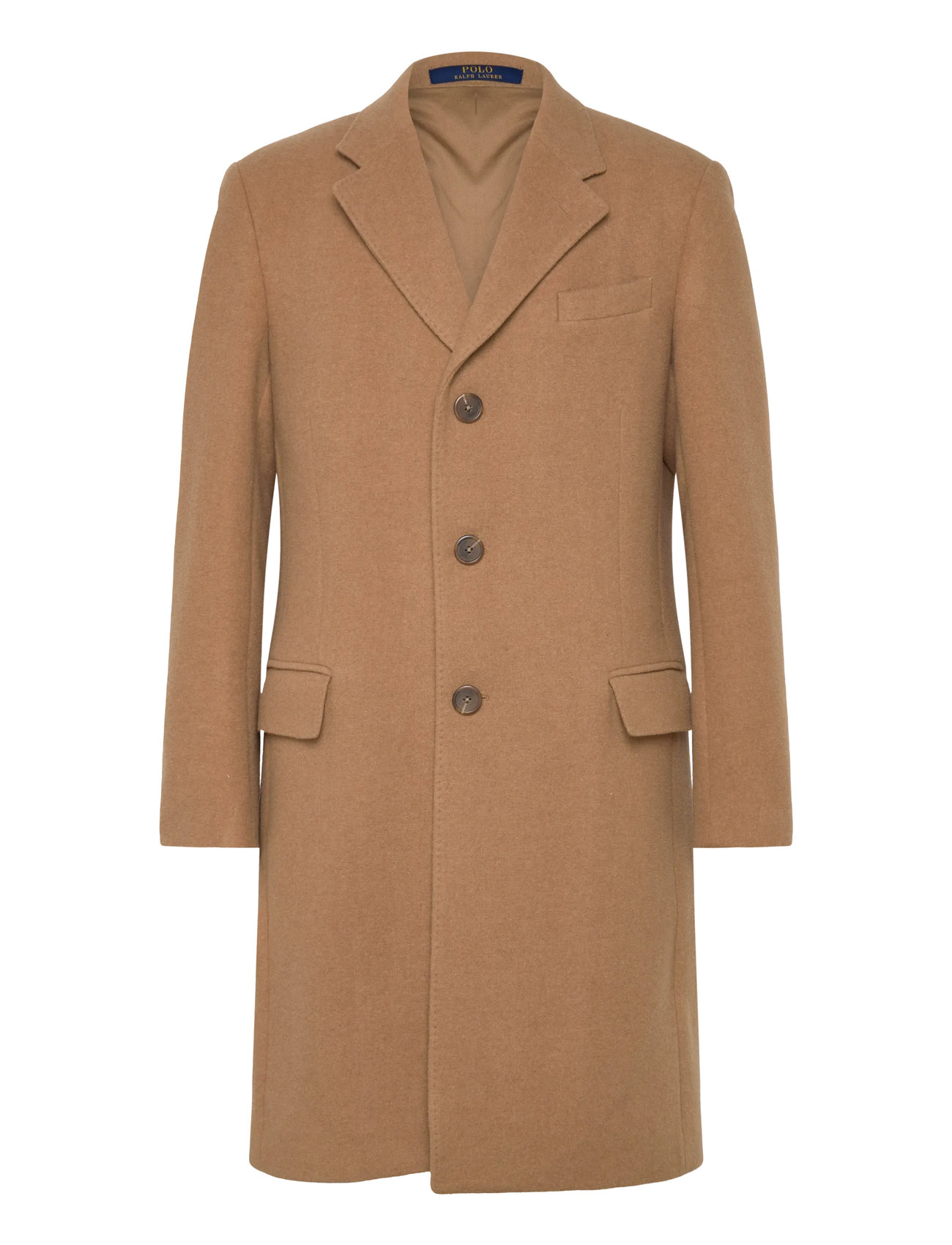 POLO RALPH LAUREN Tailored Melton Topcoat Beige - XXL - Herren