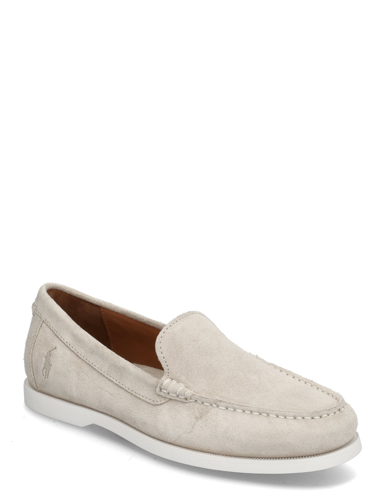 Merton Suede Venetian Loafer Mokasiner Lave Sko Beige Polo Ralph Lauren