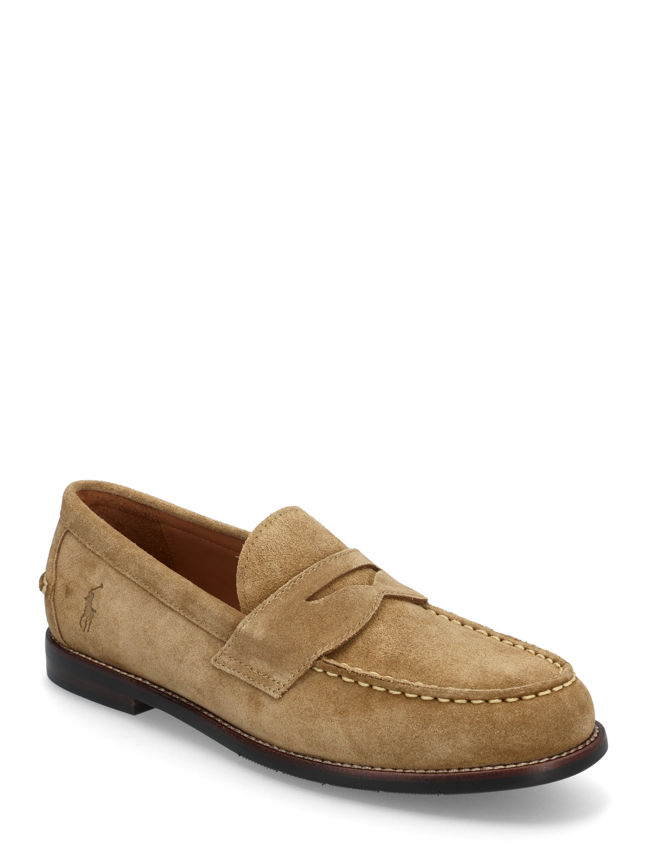 Polo Ralph Lauren Alston Suede Penny Loafer Brun