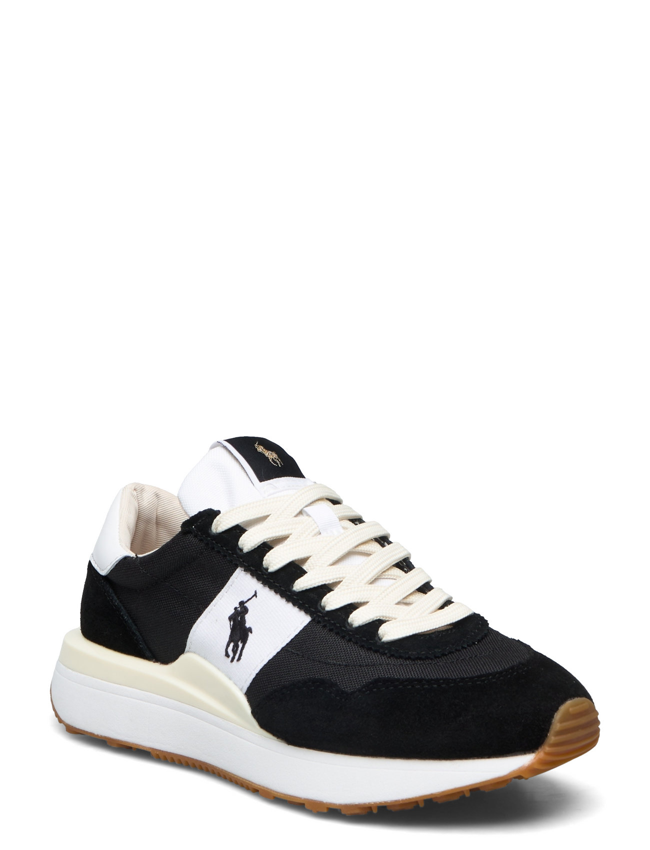 Train 89 Suede & Oxford Sneaker Lave Sneakers Multi/patterned Polo Ralph Lauren