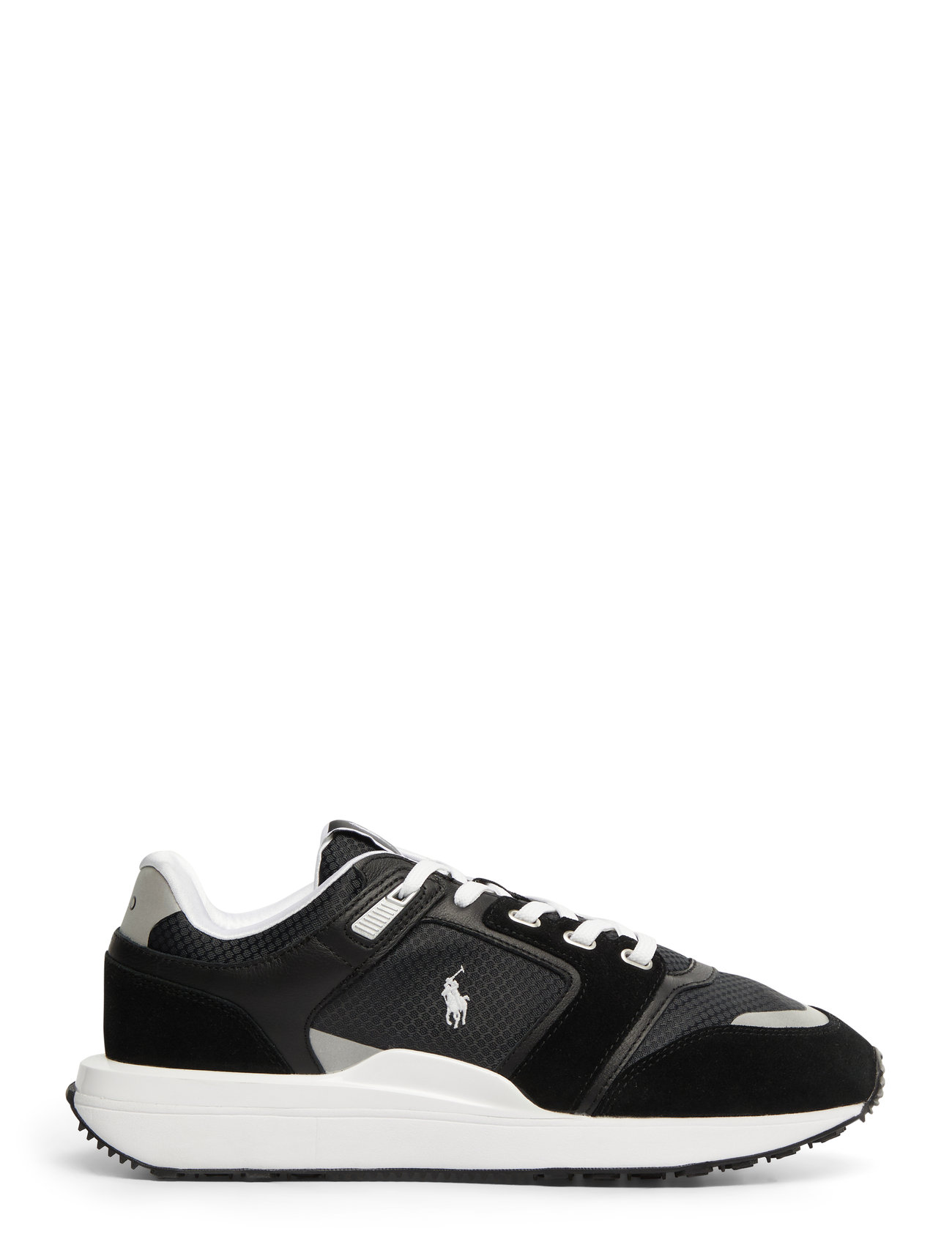 POLO RALPH LAUREN Train 89 V2 Wildleder-Paneled Sneaker Schwarz - 43 - Herren