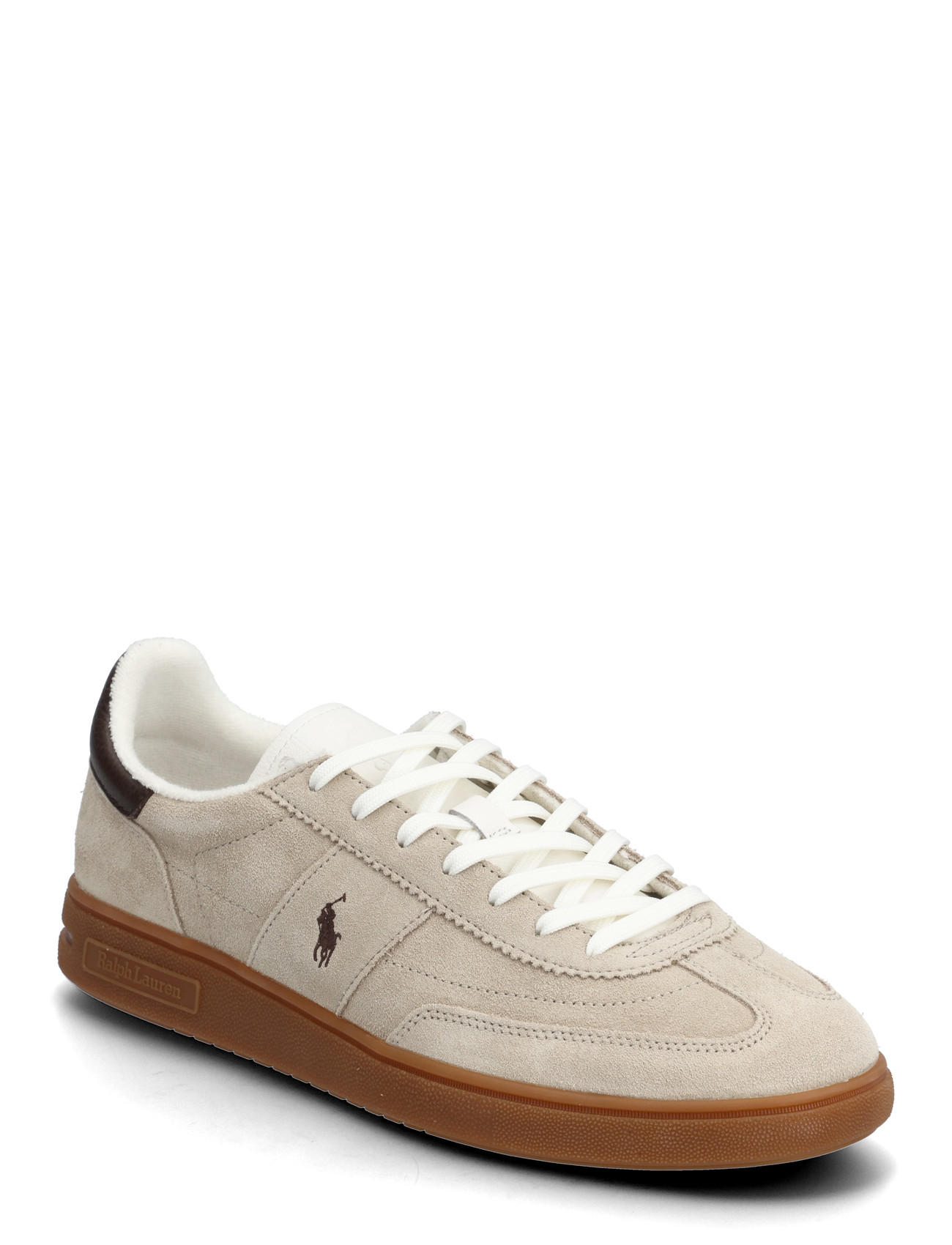 Polo Ralph Lauren Bedford Suede Sneaker, 43, Beige, Sneakers > Sneakers Med Lav Top, Herre