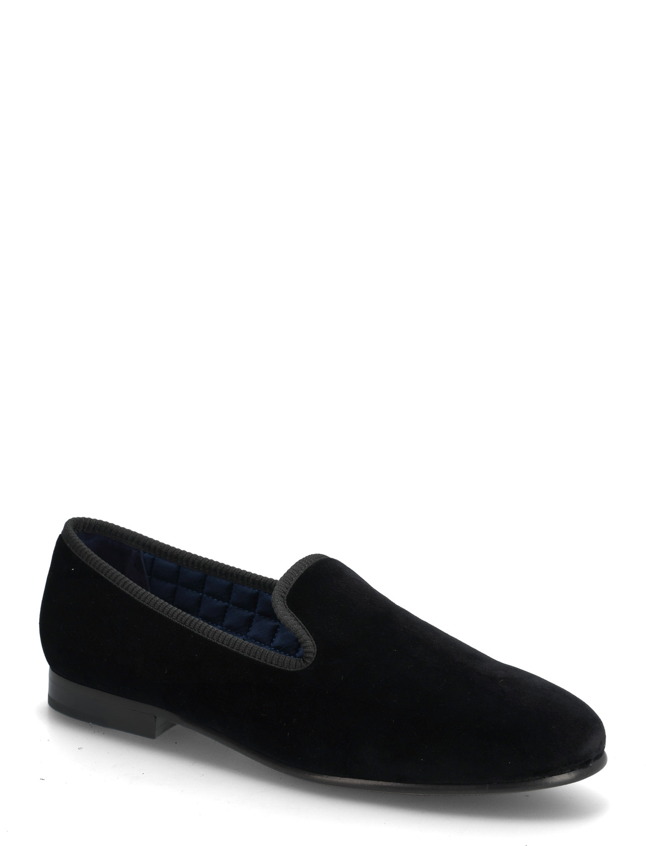 Polo Ralph Lauren Paxton Velvet Slipper, 45, Black, Designere > Hyttesko, Herre