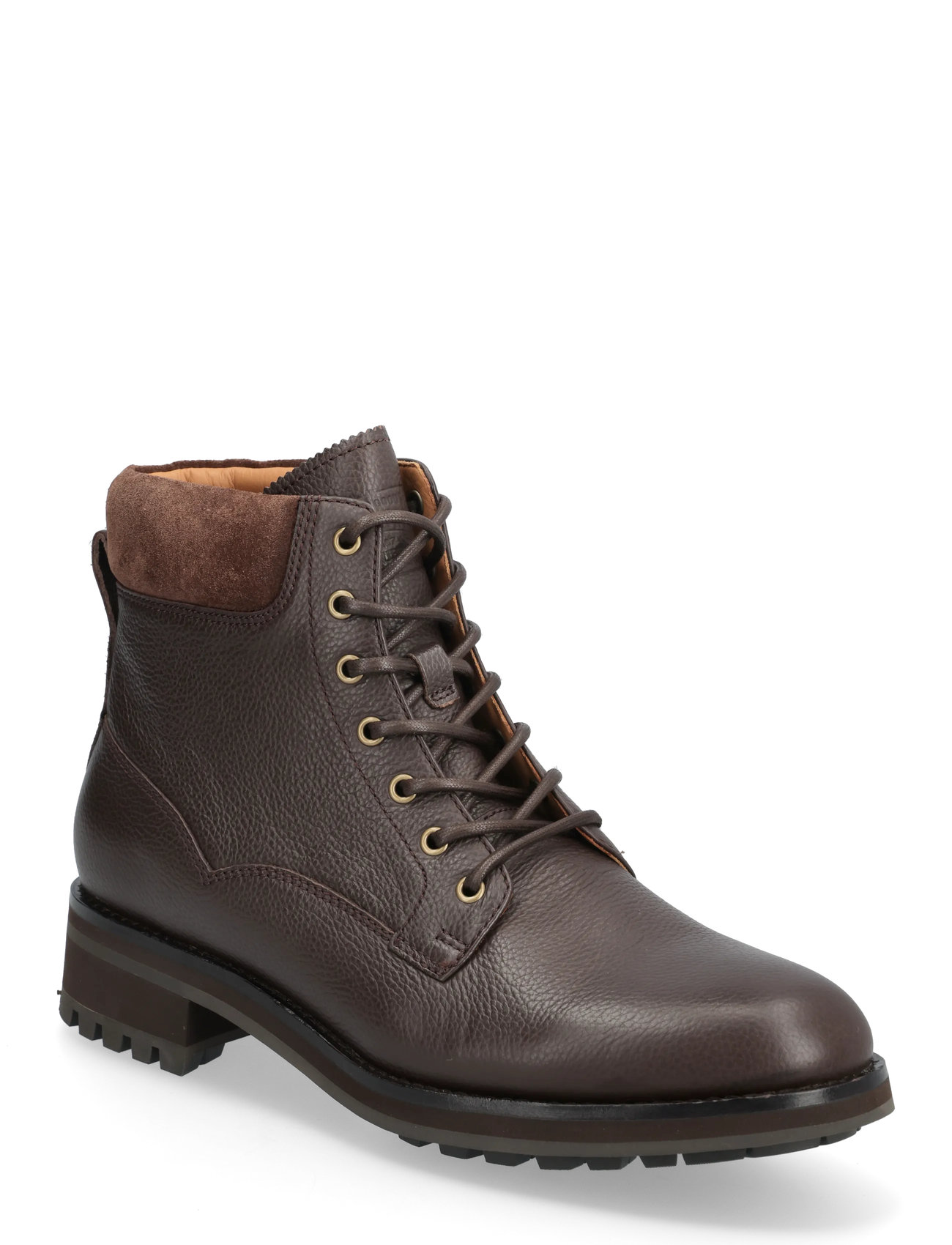 POLO RALPH LAUREN Bryson Mid Leder Field Stiefel Braun - 40 - Herren