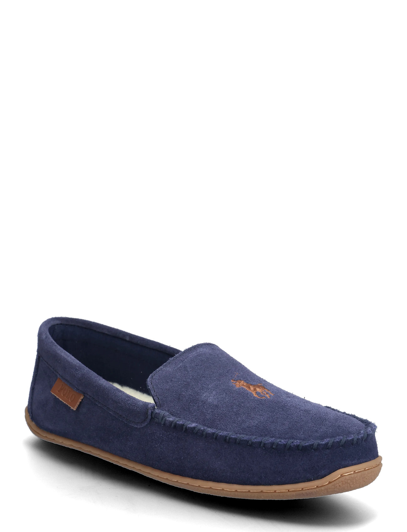 Polo Ralph Lauren Brenan Suede Slipper, 40, Navy, Sko > Tøfler, Herre