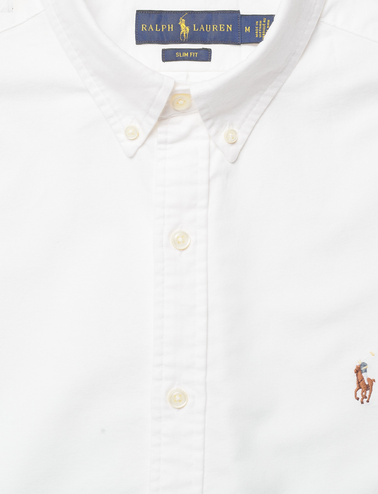 Slim Cotton Fit Oxford Lauren ShirtwhitePolo Ralph D9IE2H
